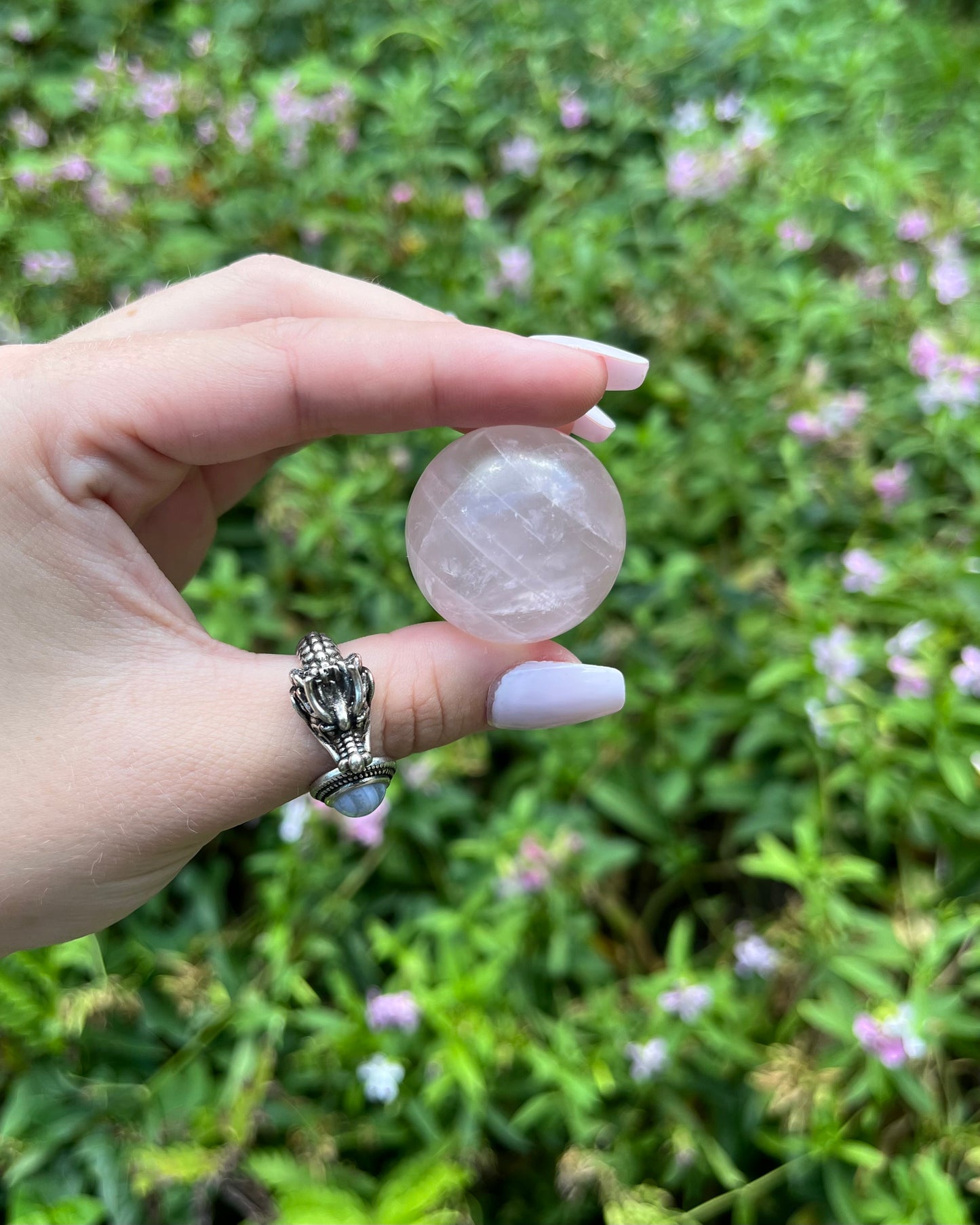 Rose Quartz Spheres