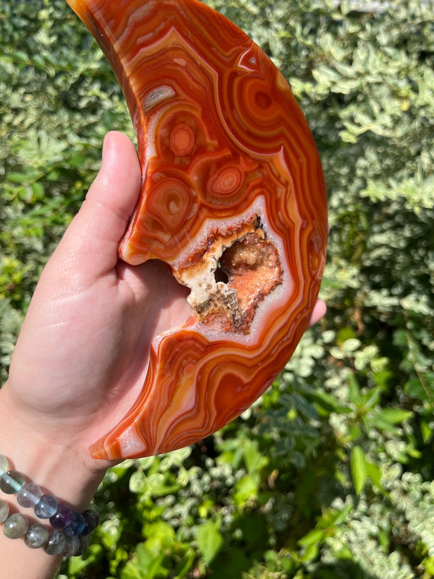 Carnelian Moon Face