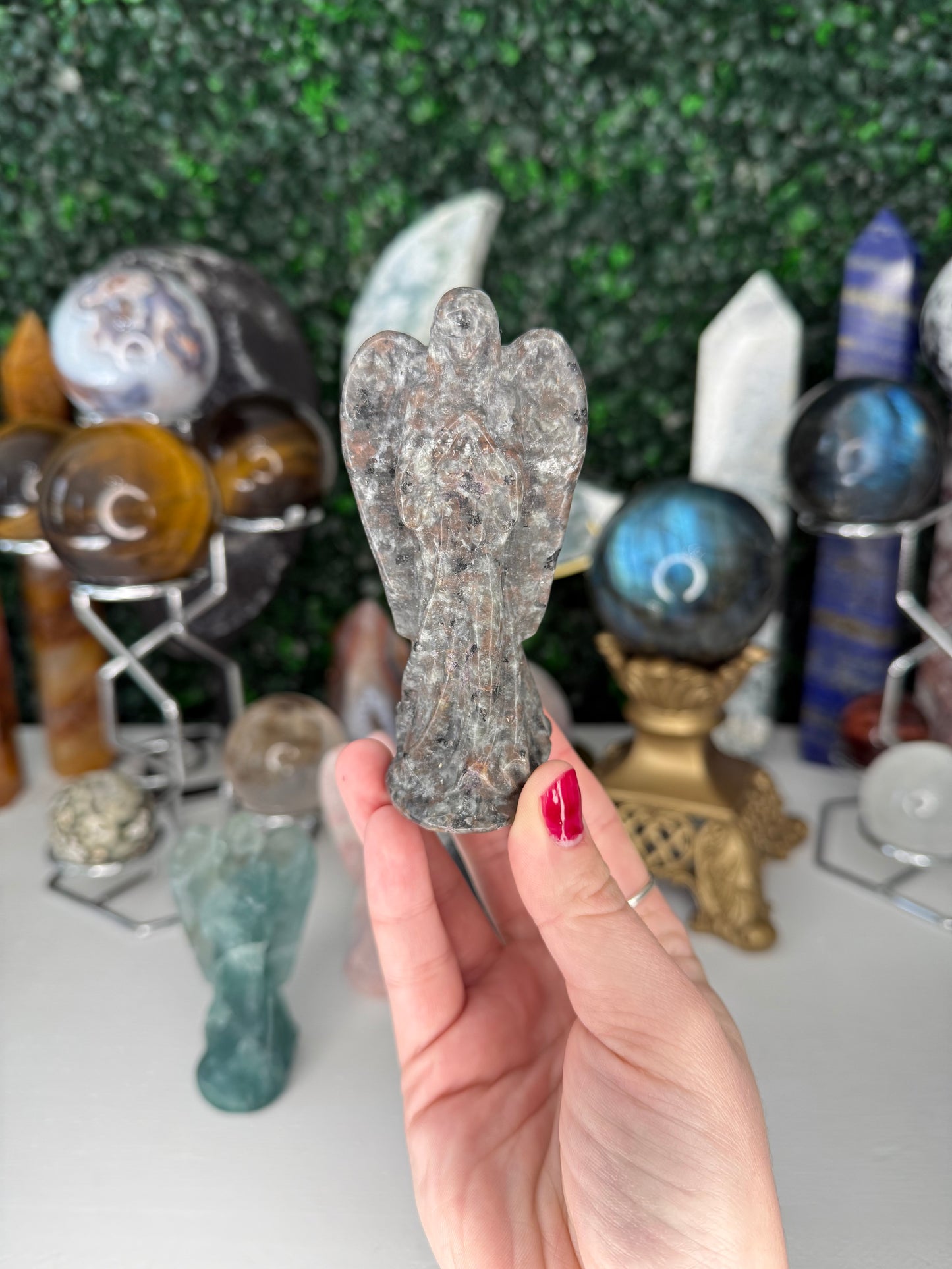 Crystal Angel Carvings