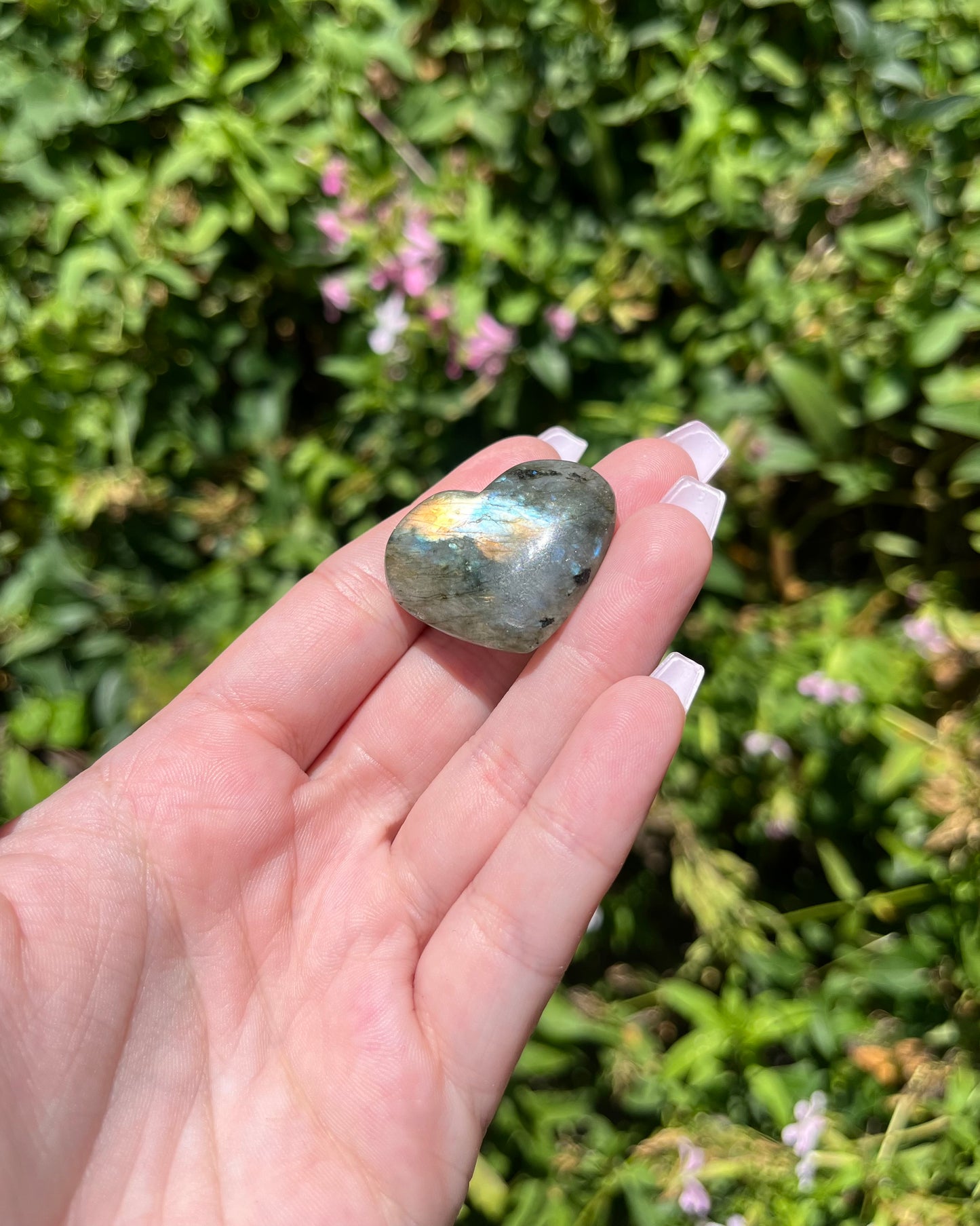 Labradorite Hearts