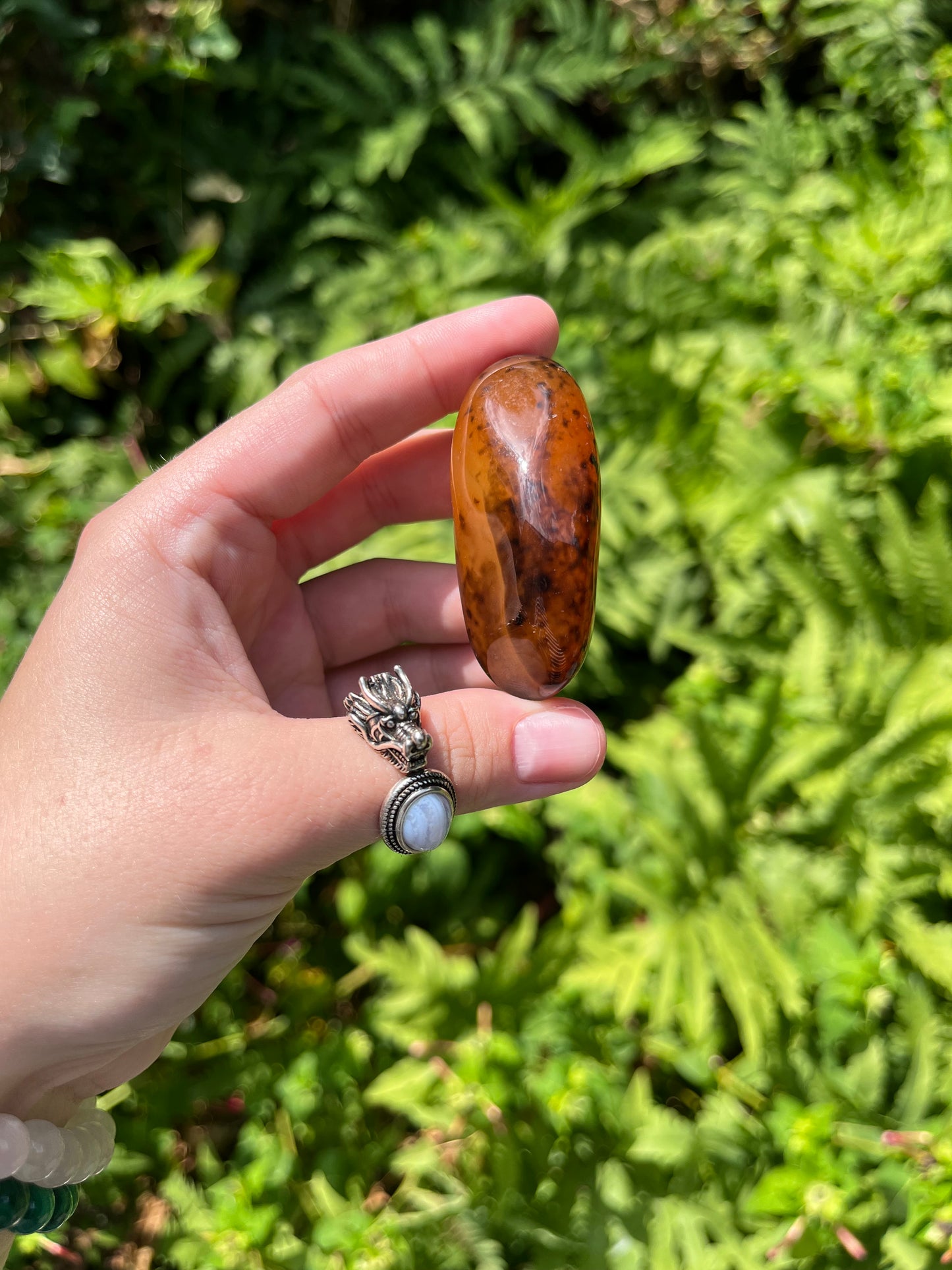 Sardonyx Palm Stones