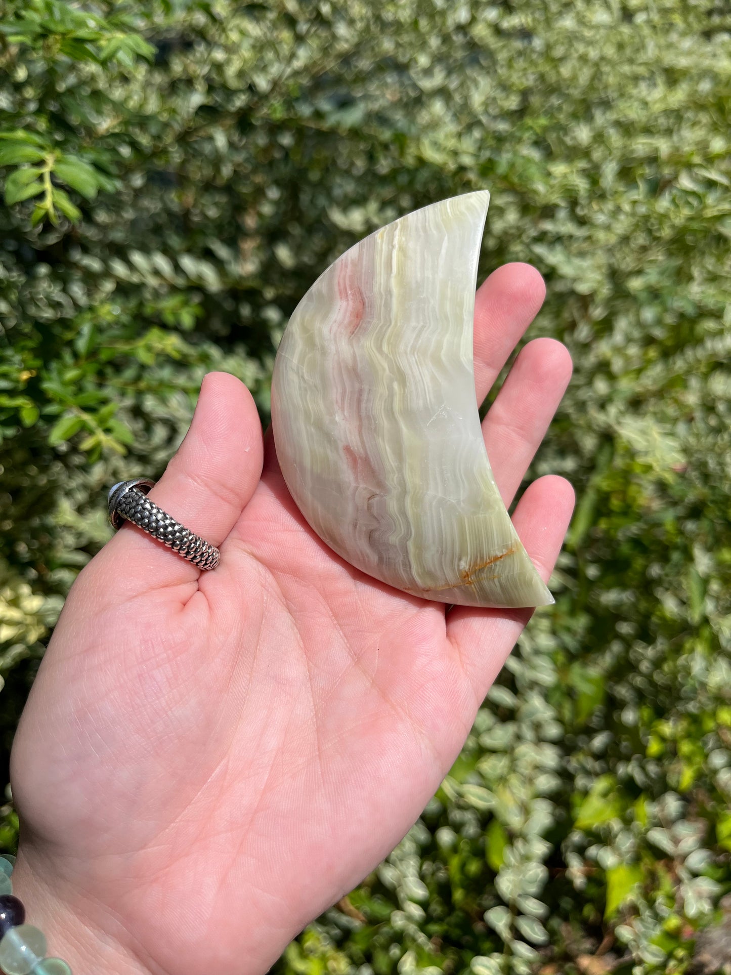 Green Onyx Moons