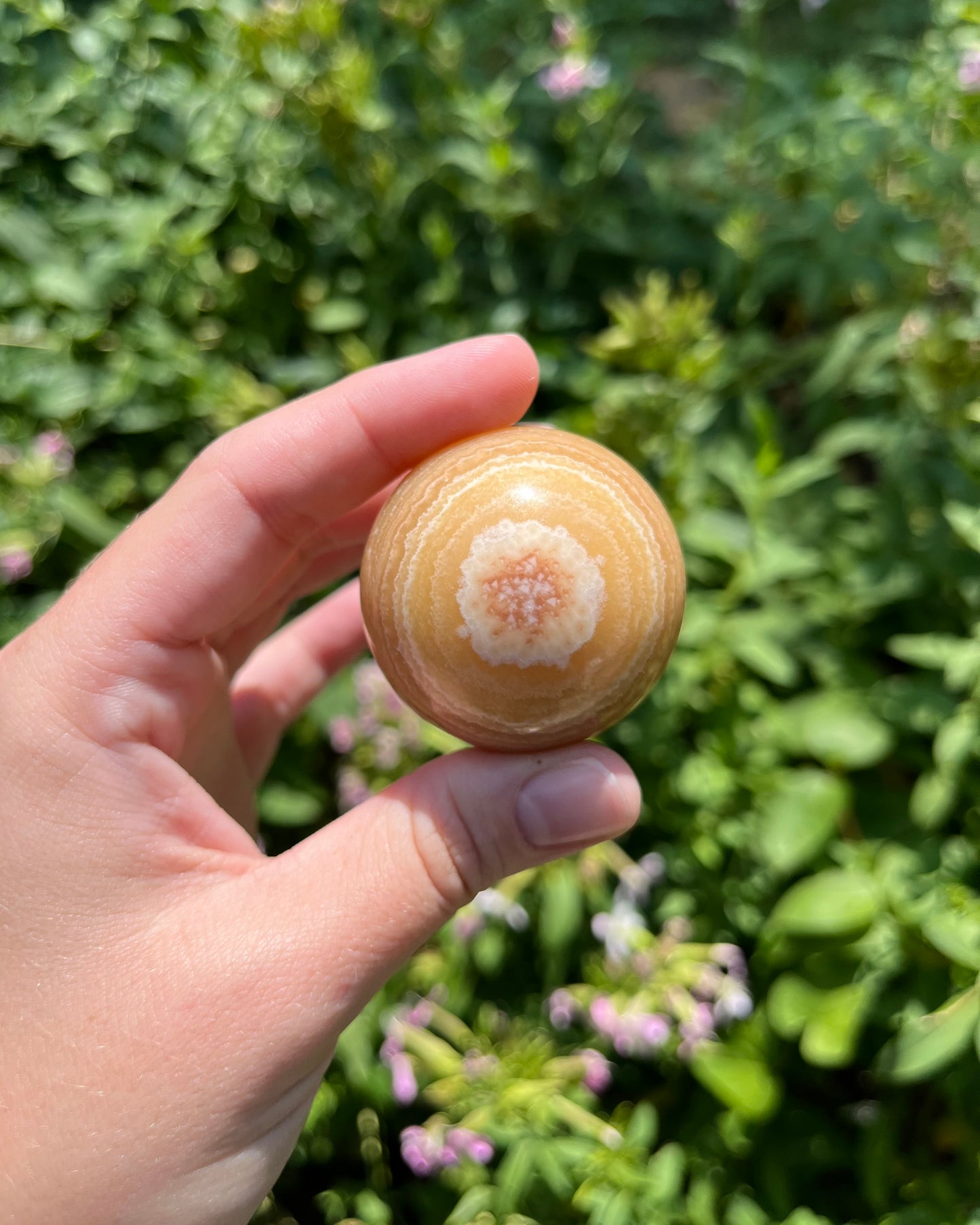 Orange Calcite Spheres