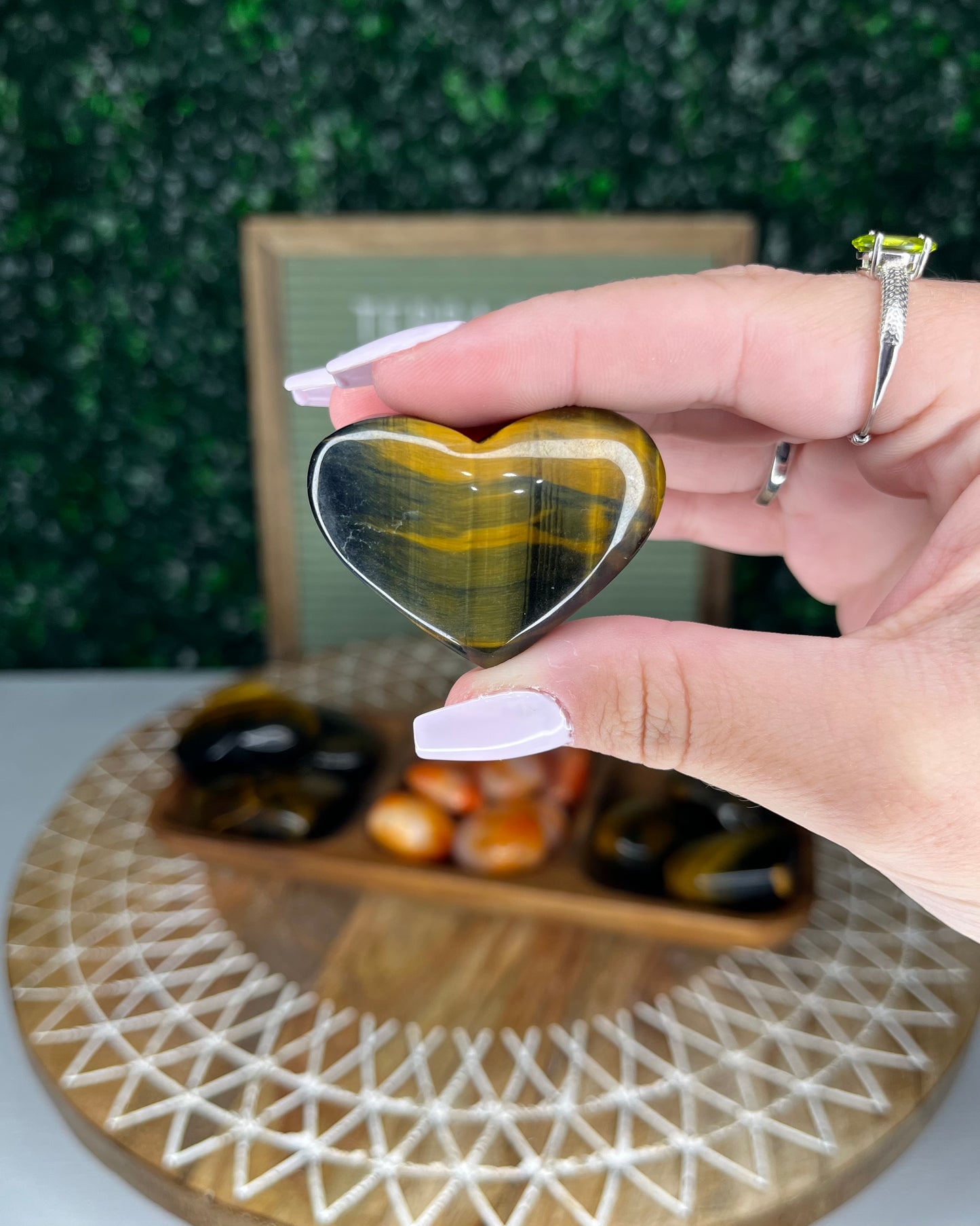 Tigers Eye Hearts