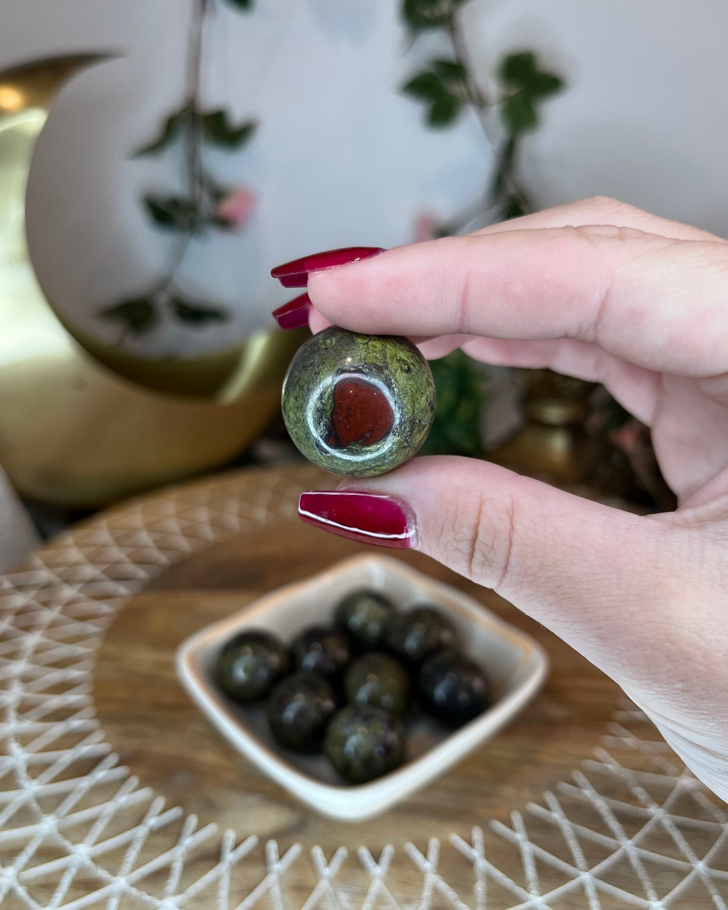 Mini Dragon’s Blood Jasper Spheres