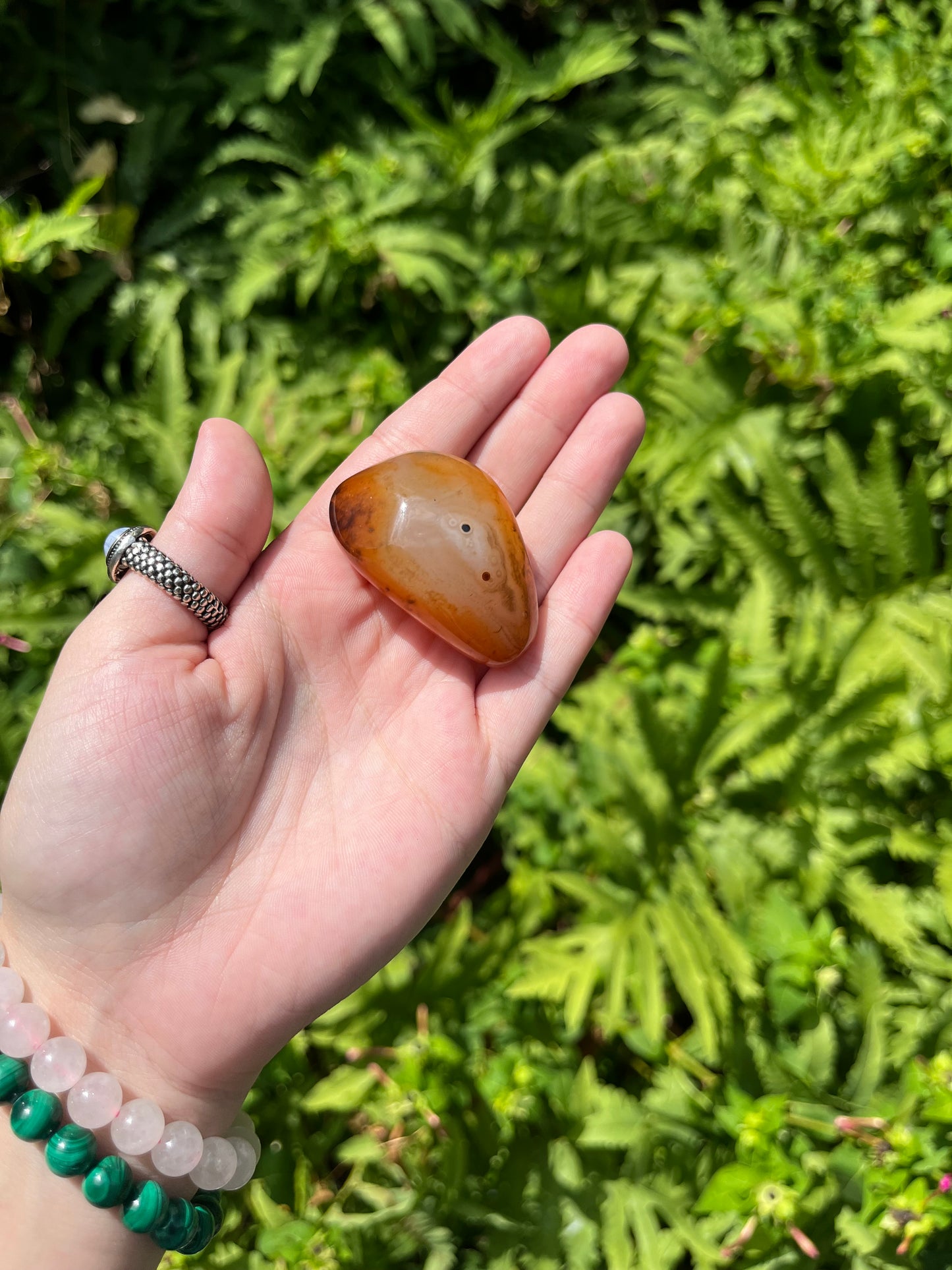 Sardonyx Palm Stones