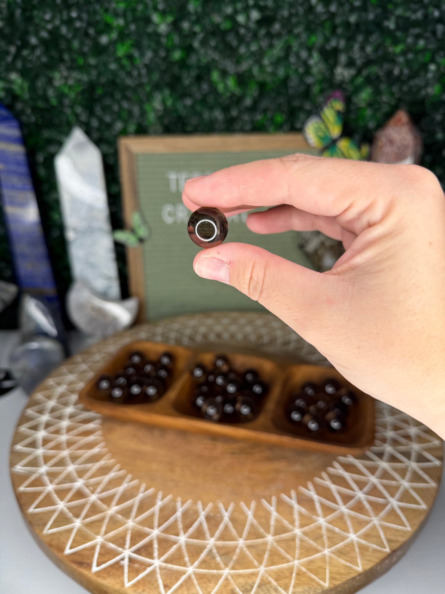 Mini Smoky Quartz Spheres