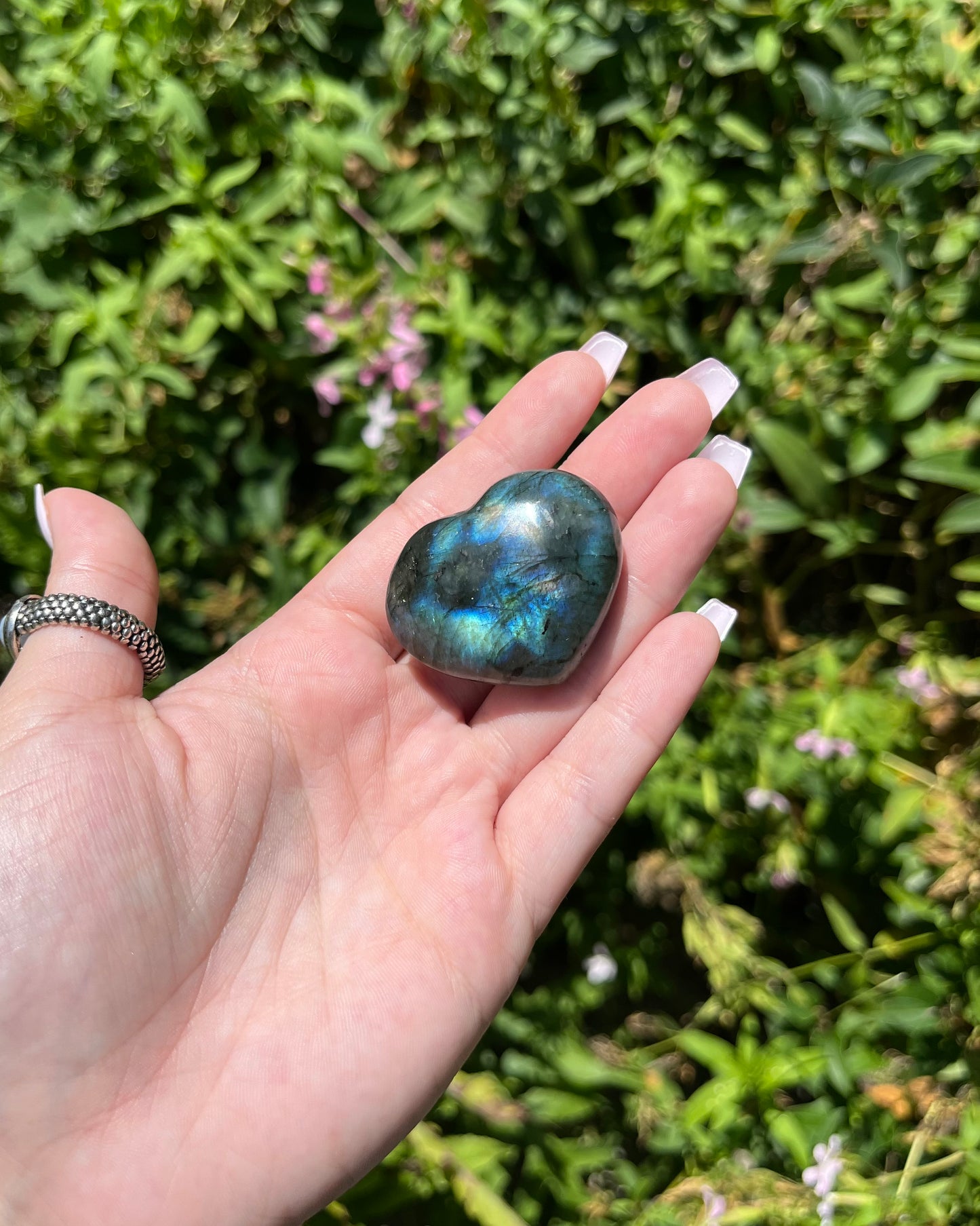 Labradorite Hearts