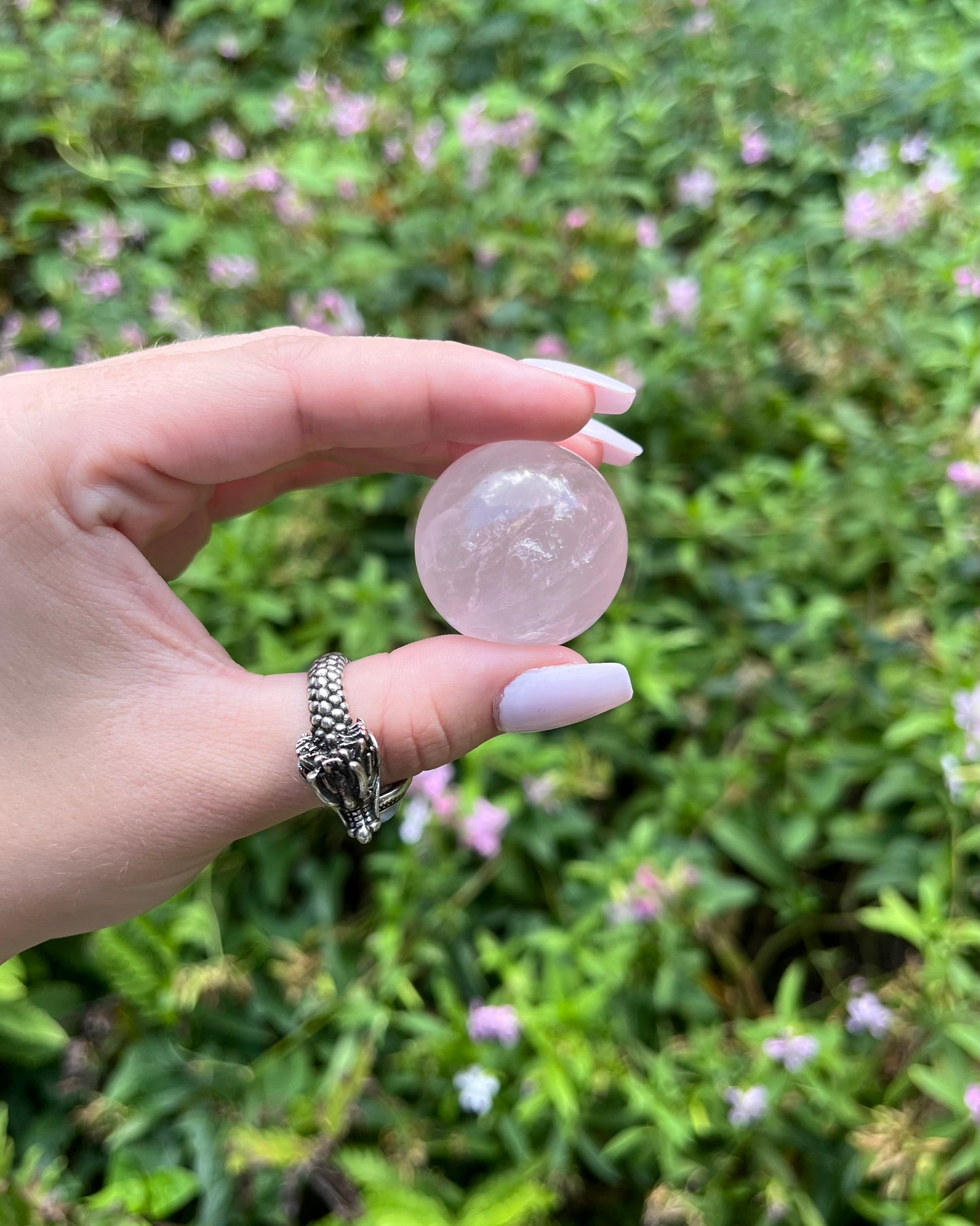 Rose Quartz Spheres