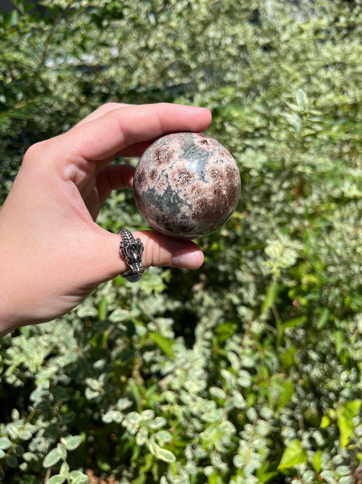 Sakura Jasper Sphere