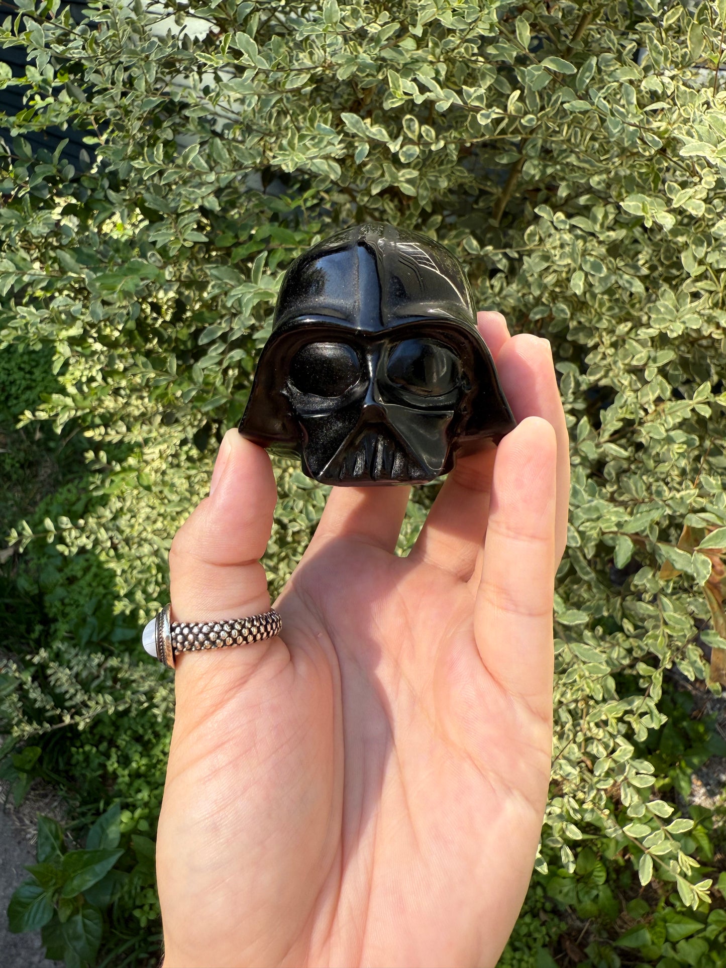 Obsidian Darth Vader Head