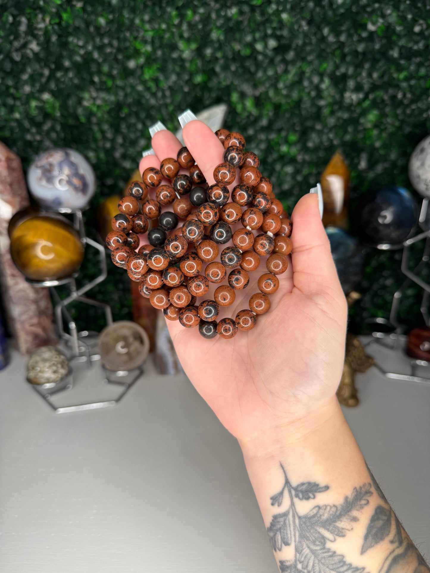 Mahogany Obsidian Bracelets