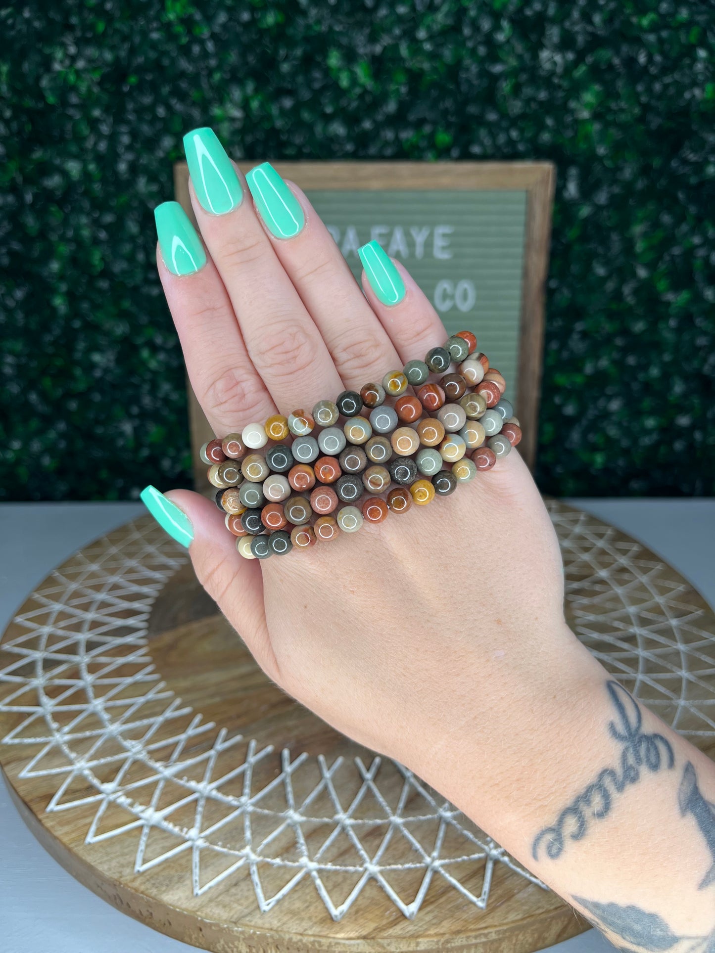 Polychrome Jasper Bracelets