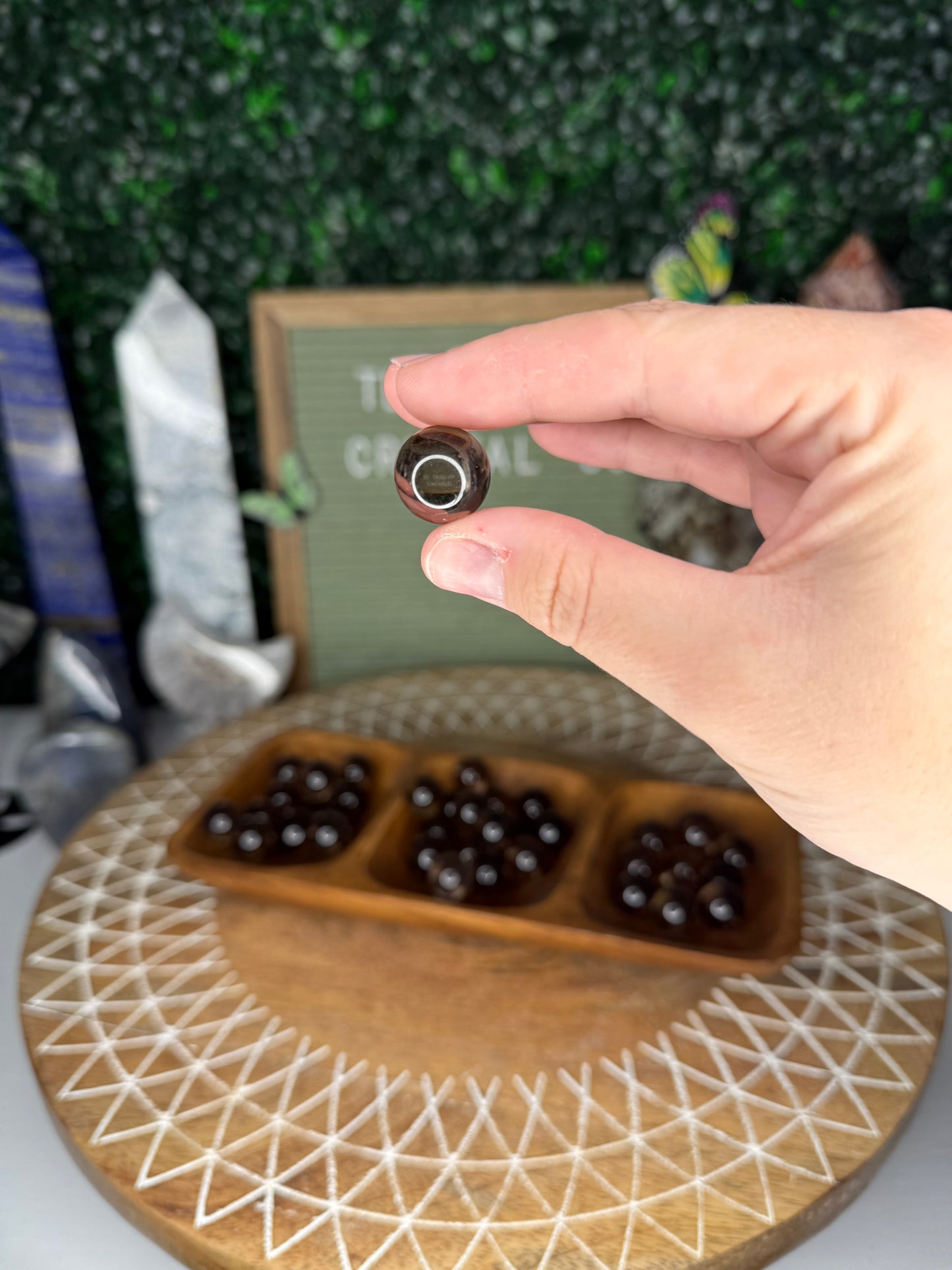 Mini Smoky Quartz Spheres