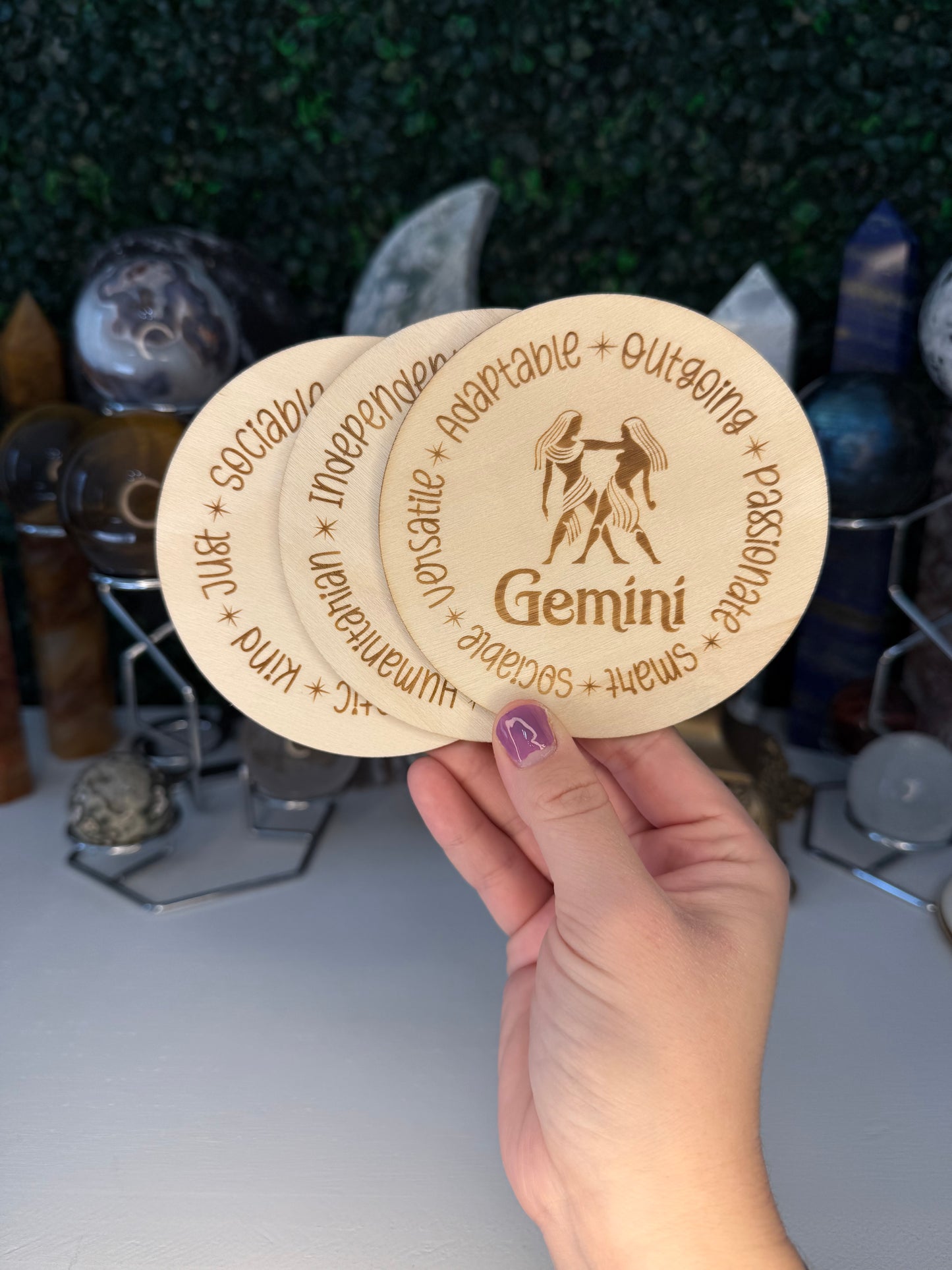 Zodiac Wooden Coasters