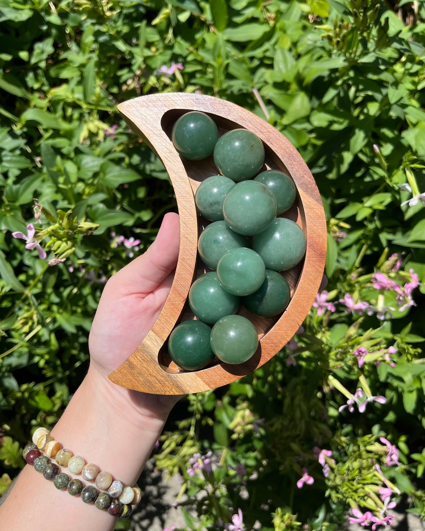 Mini Green Aventurine Spheres