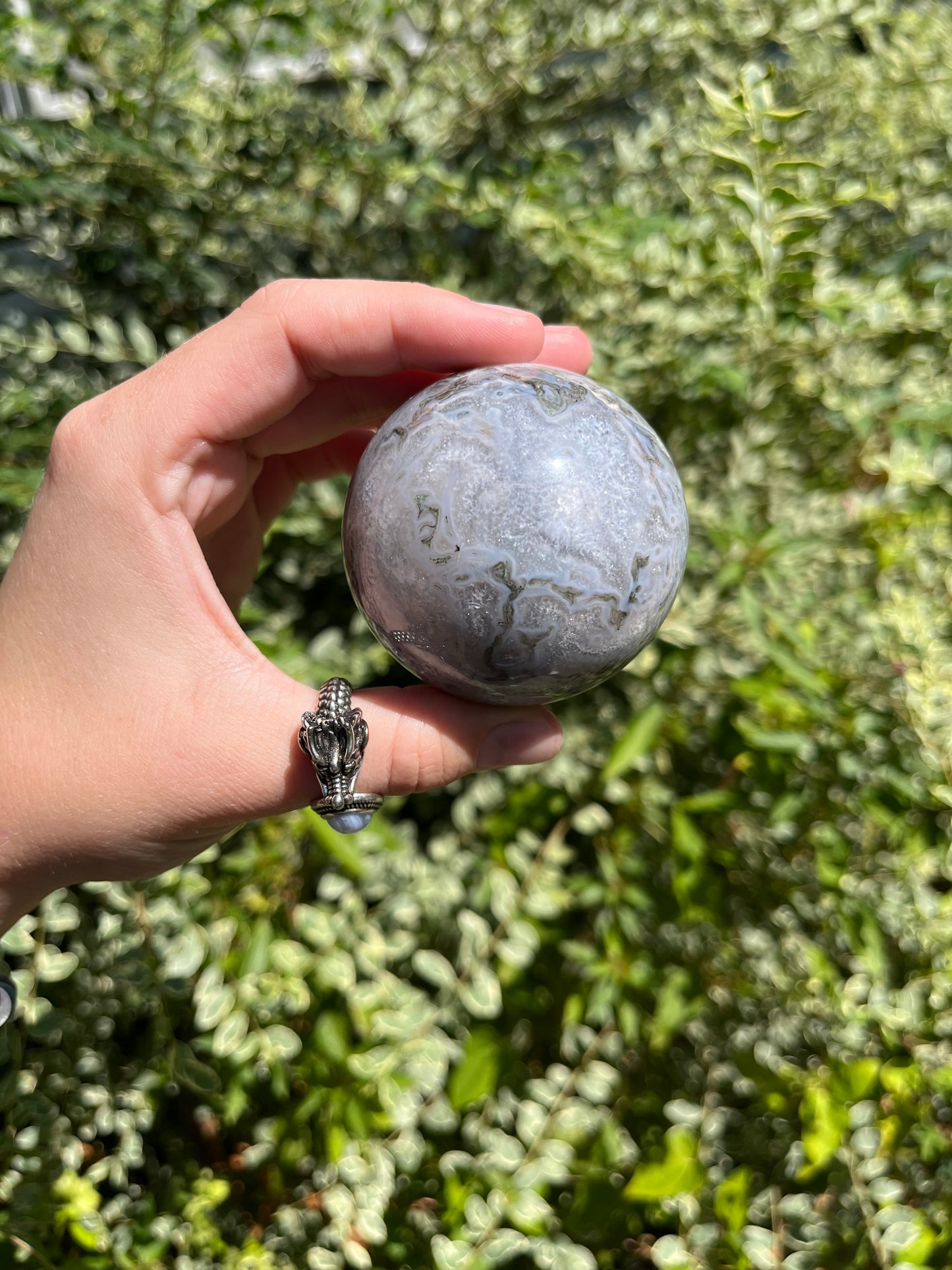 Moss Agate Spheres