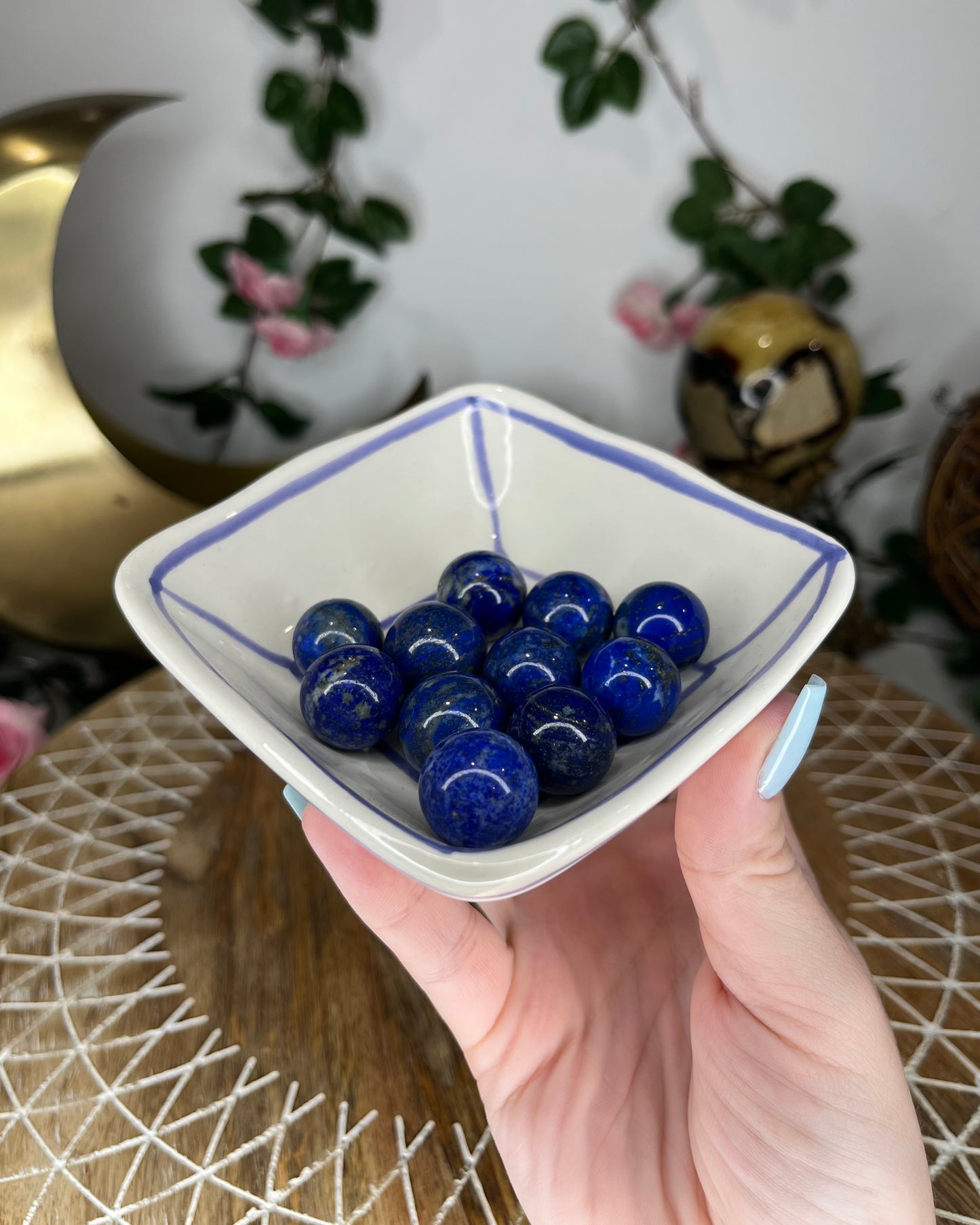 Mini Lapis Lazuli Spheres