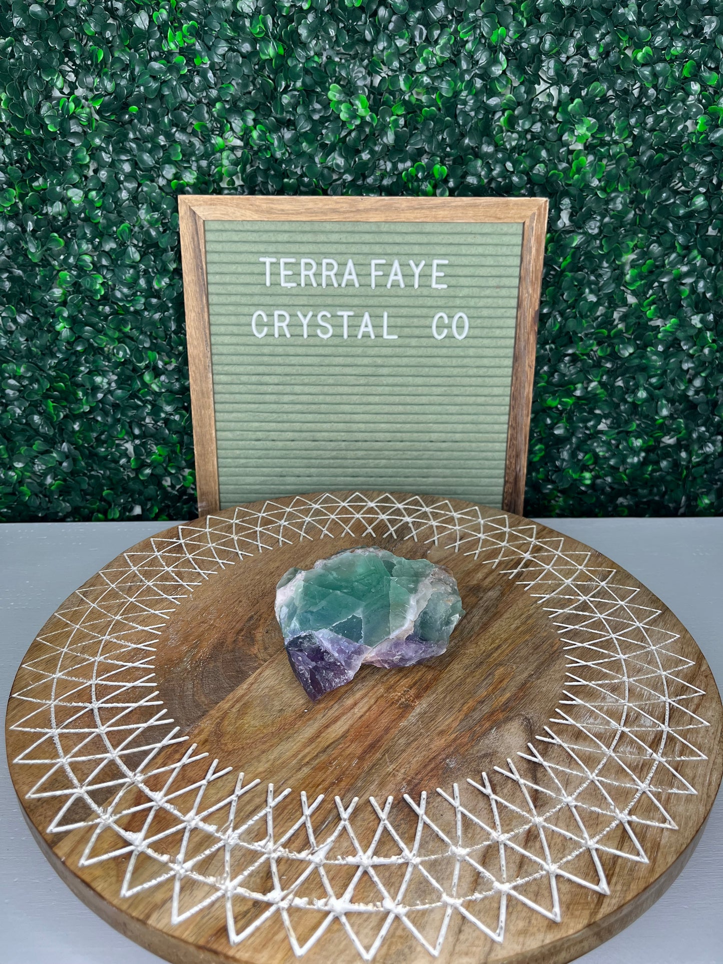 Raw Fluorite