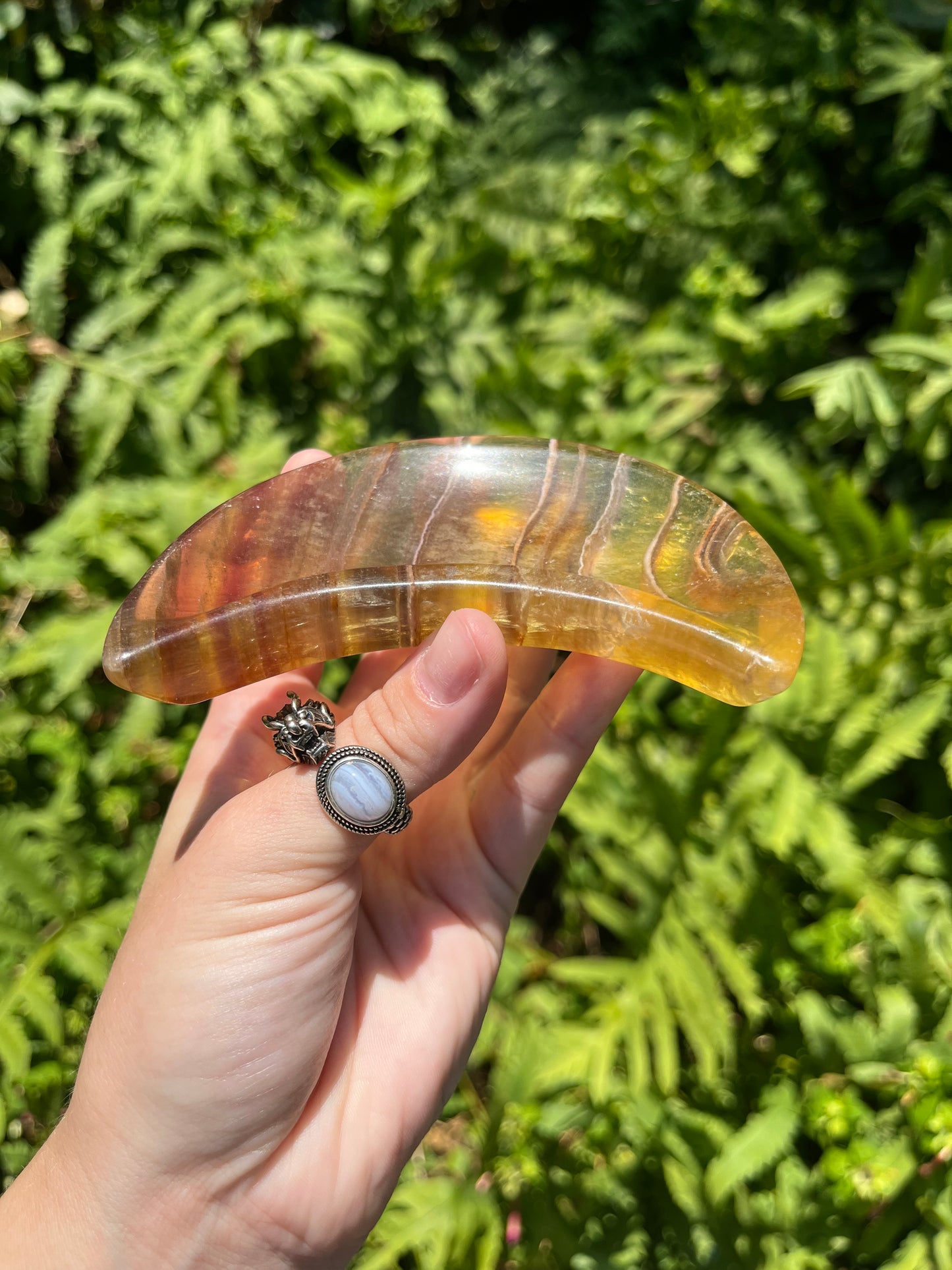 Fluorite Moon Bowls