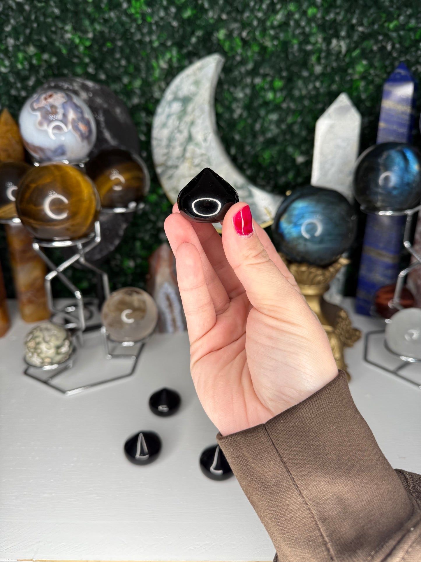 Obsidian Paper Weights