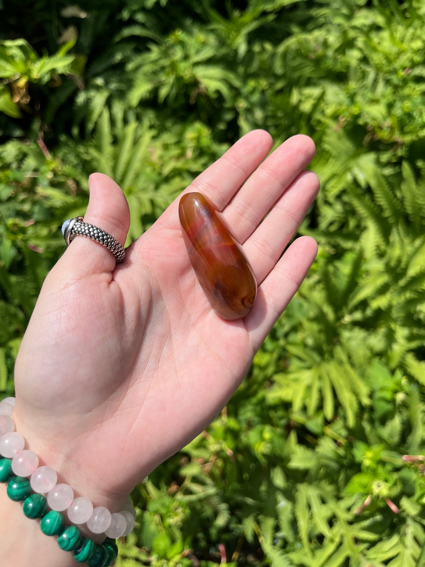 Sardonyx Palm Stones