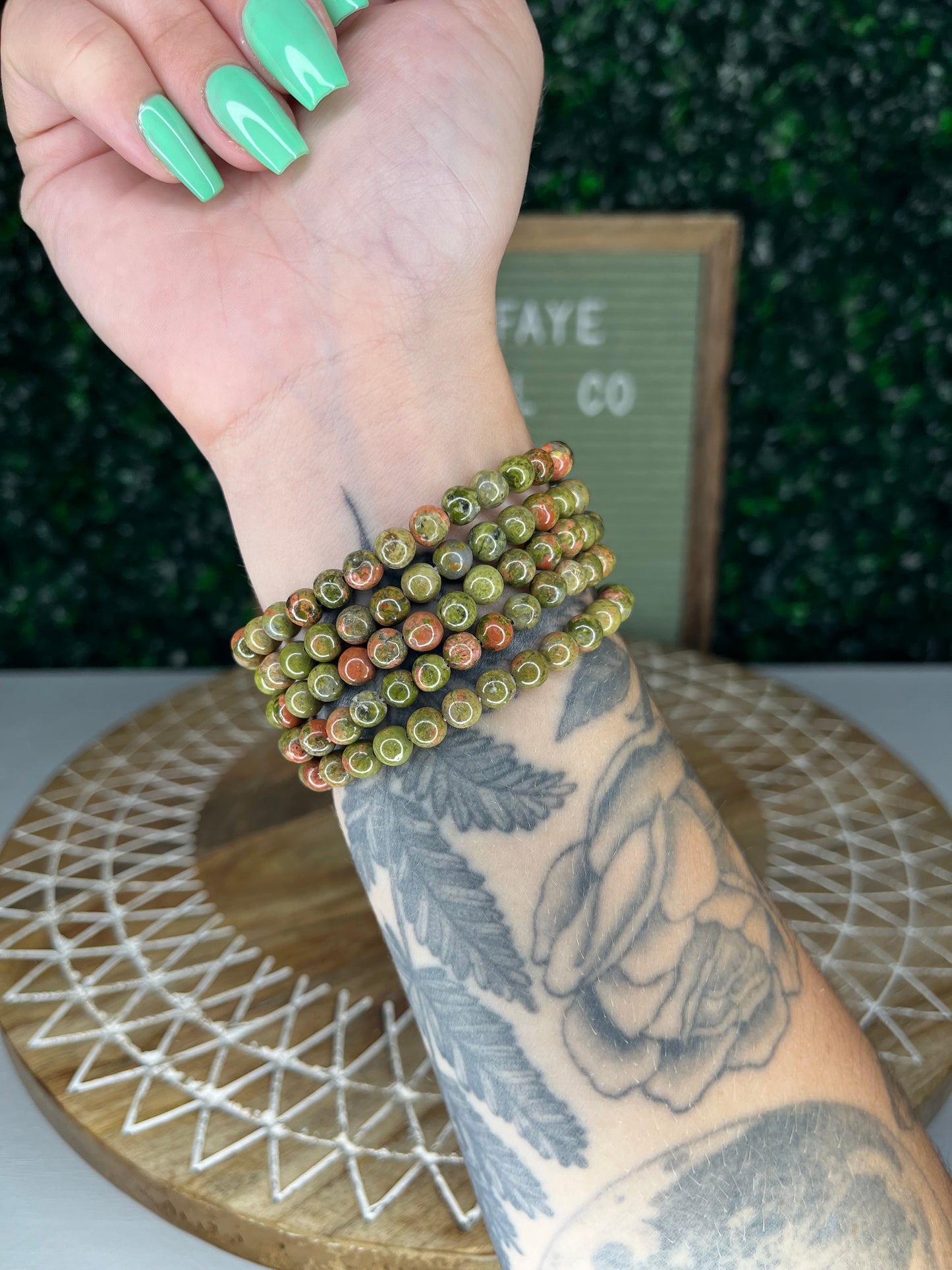 Unakite Bracelets