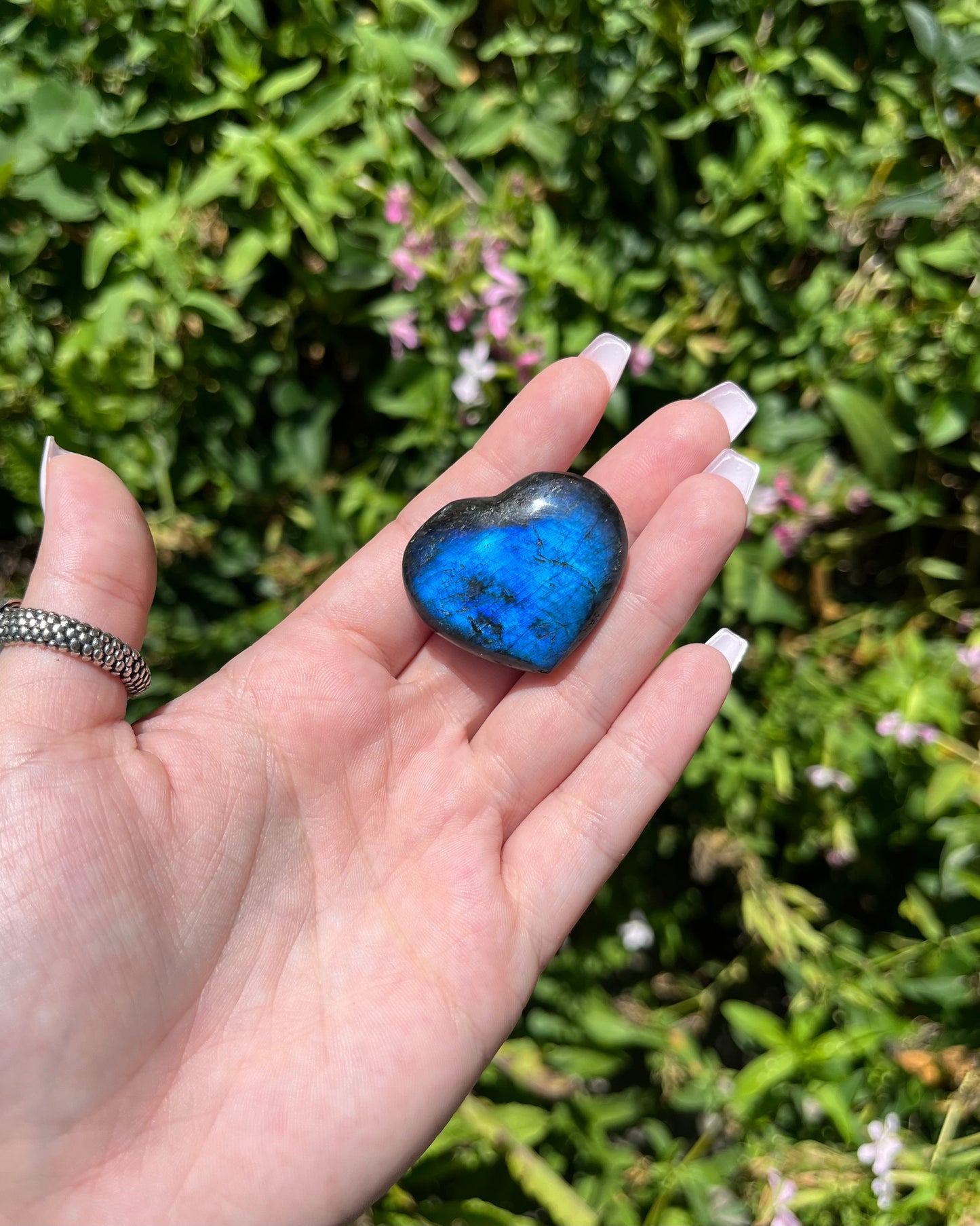 Labradorite Hearts