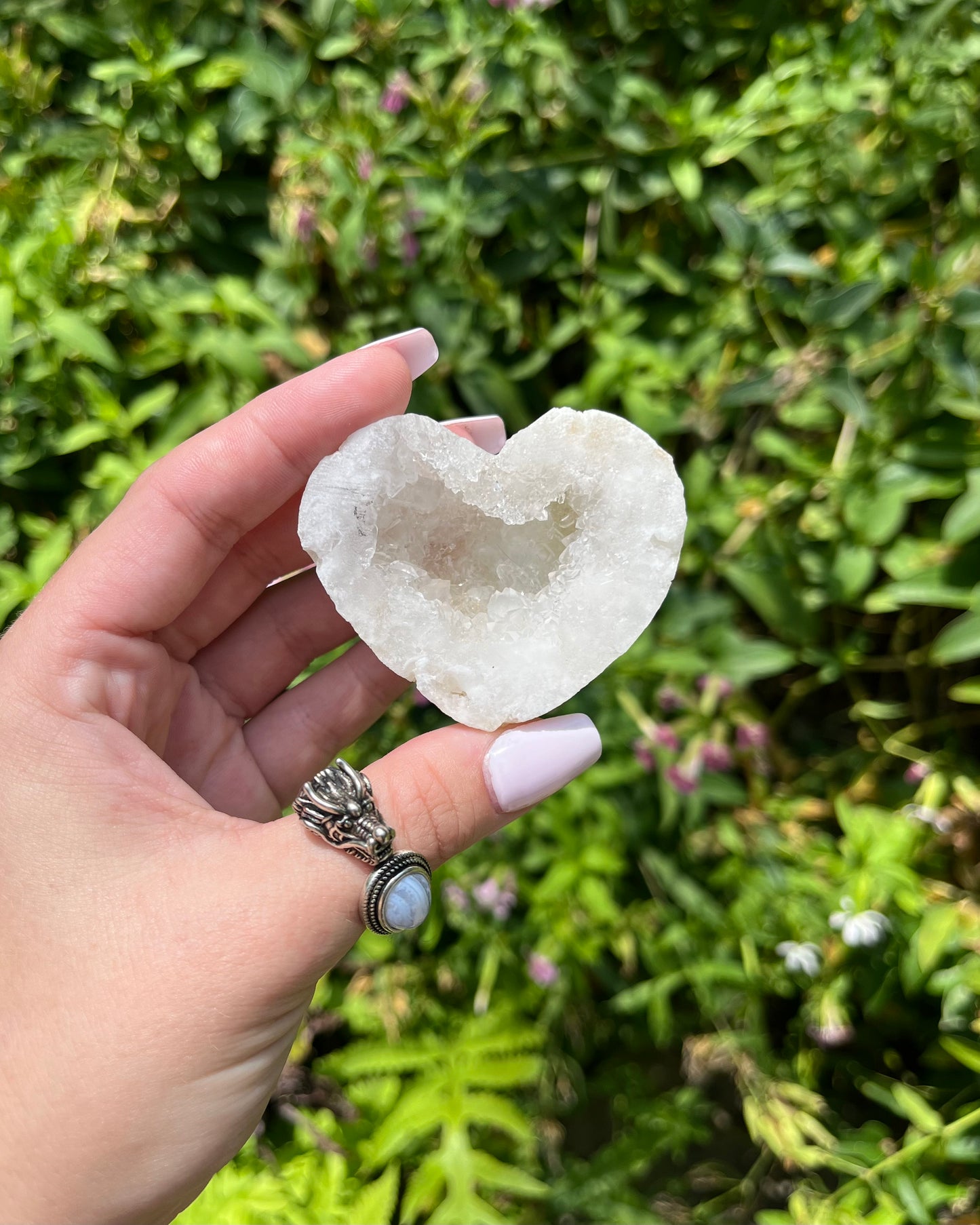 Druzy Agate Geode Hearts