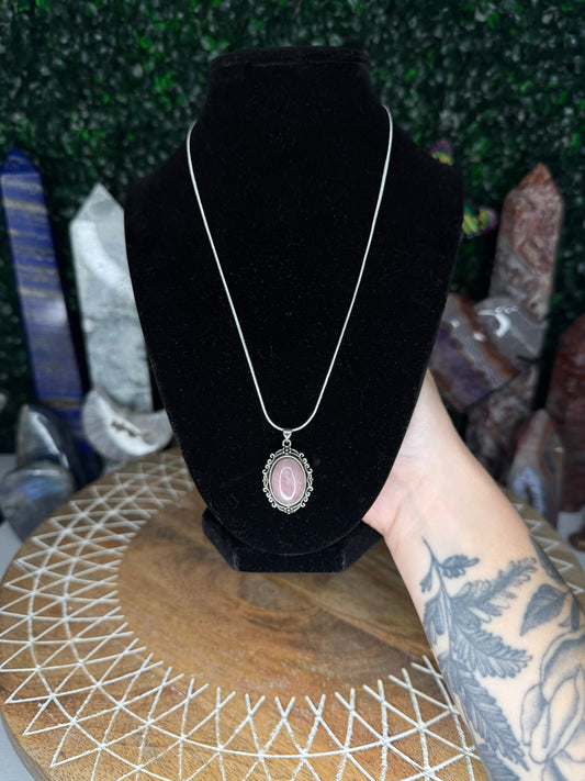 Purple Rose Quartz Necklaces