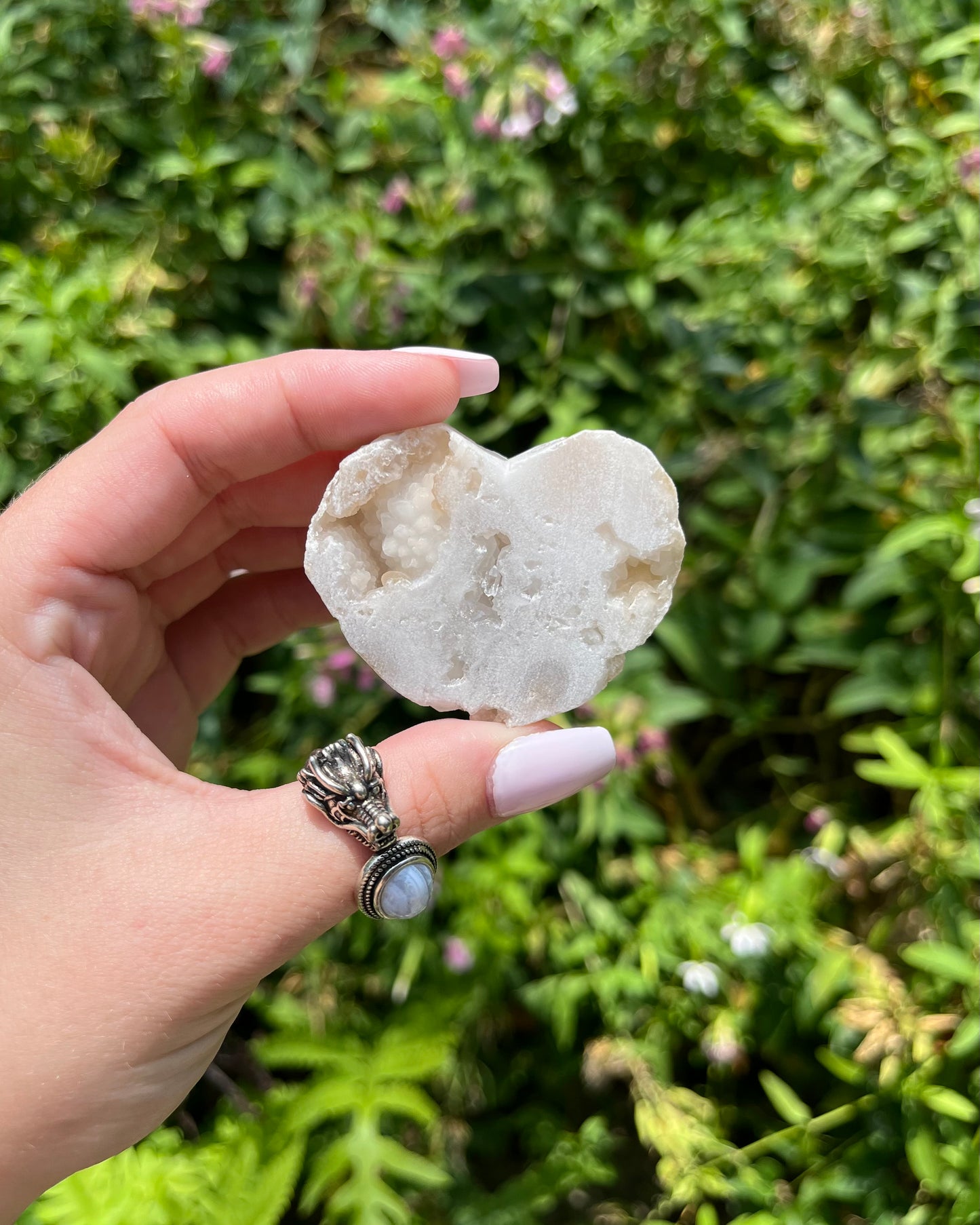 Druzy Agate Geode Hearts