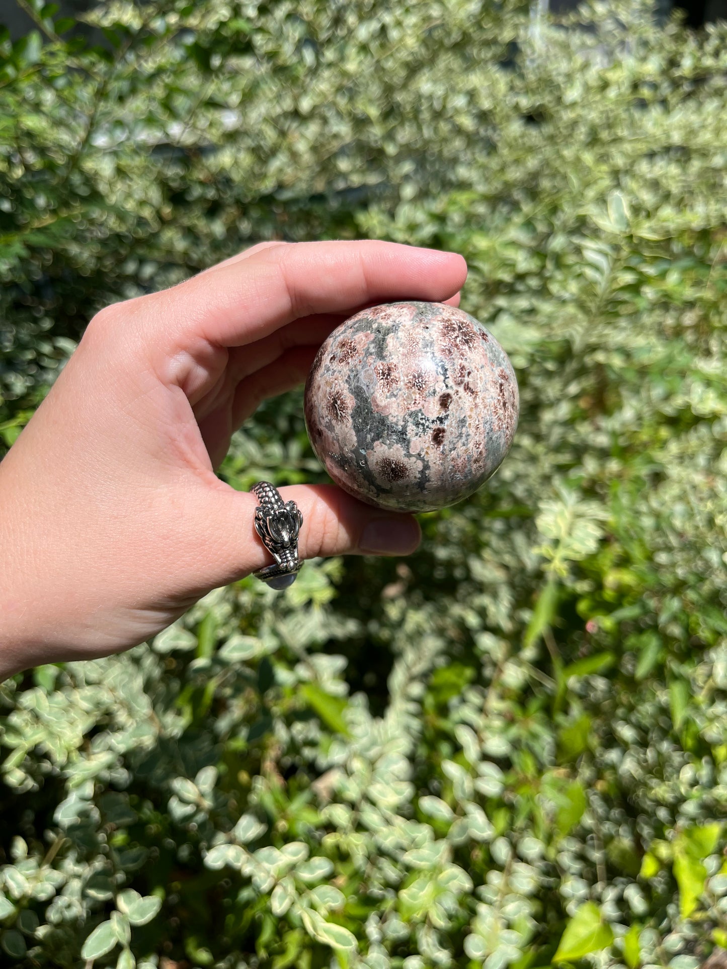 Sakura Jasper Sphere