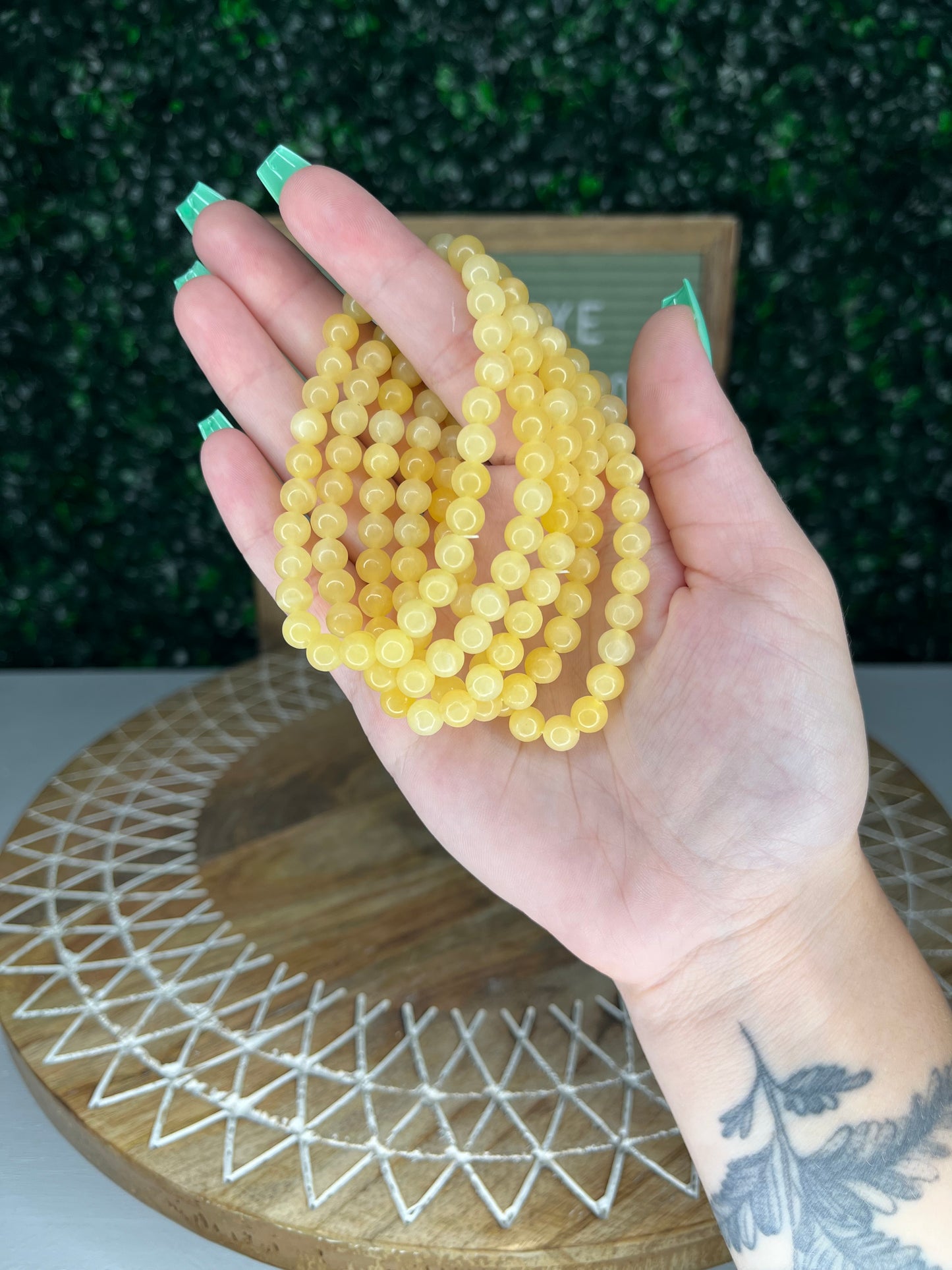 Yellow Calcite Bracelets