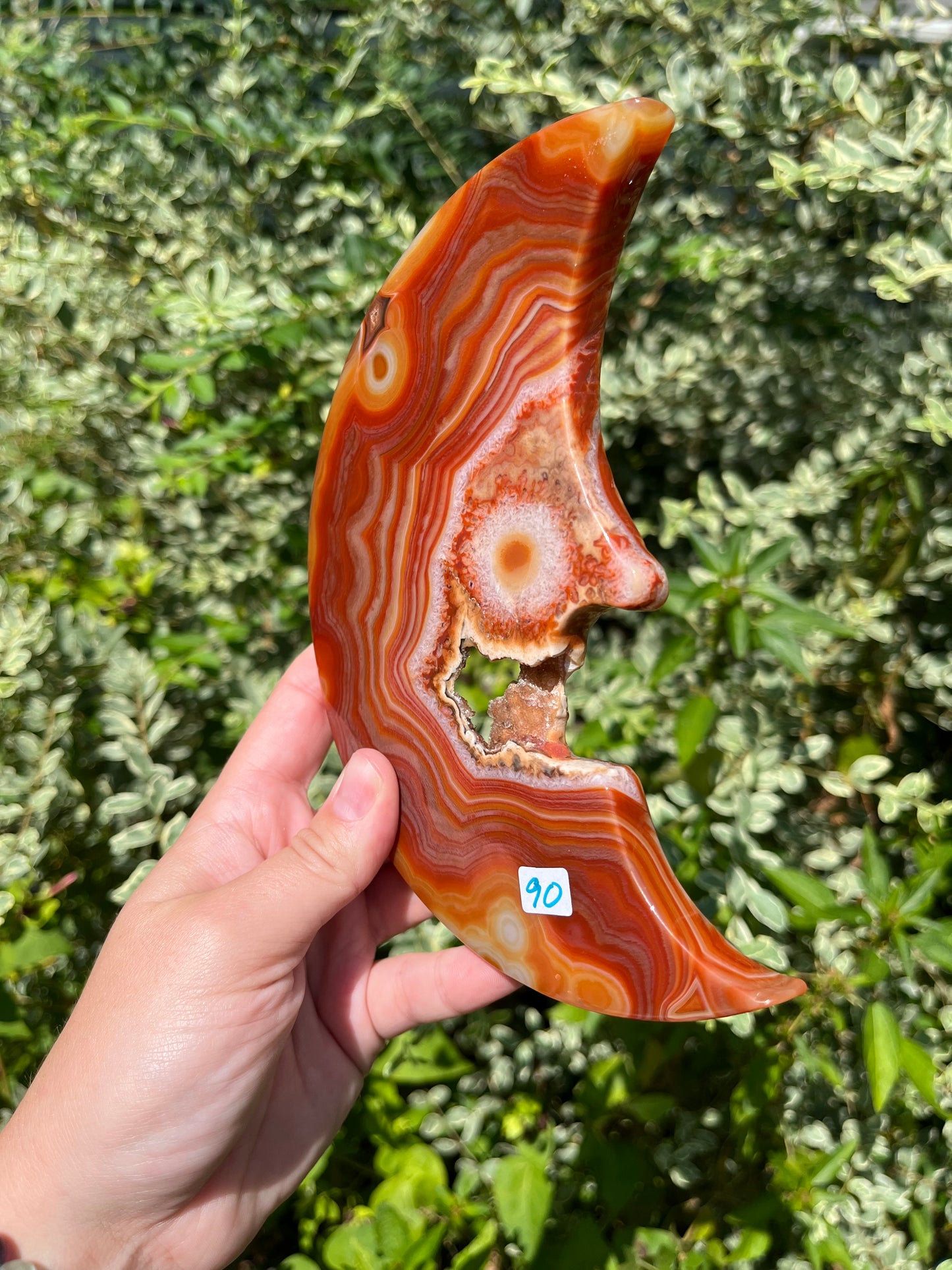 Carnelian Moon Face