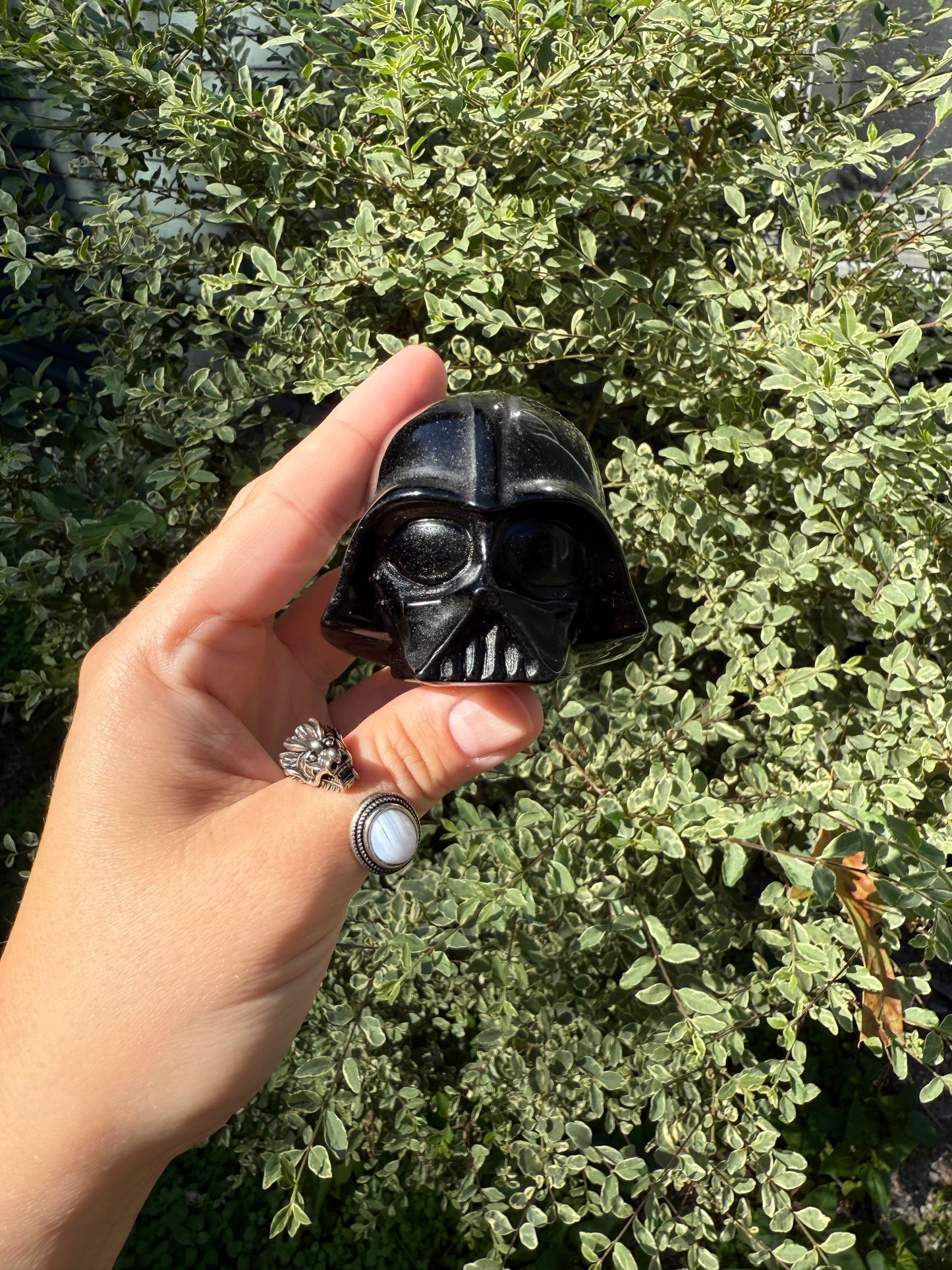 Obsidian Darth Vader Head