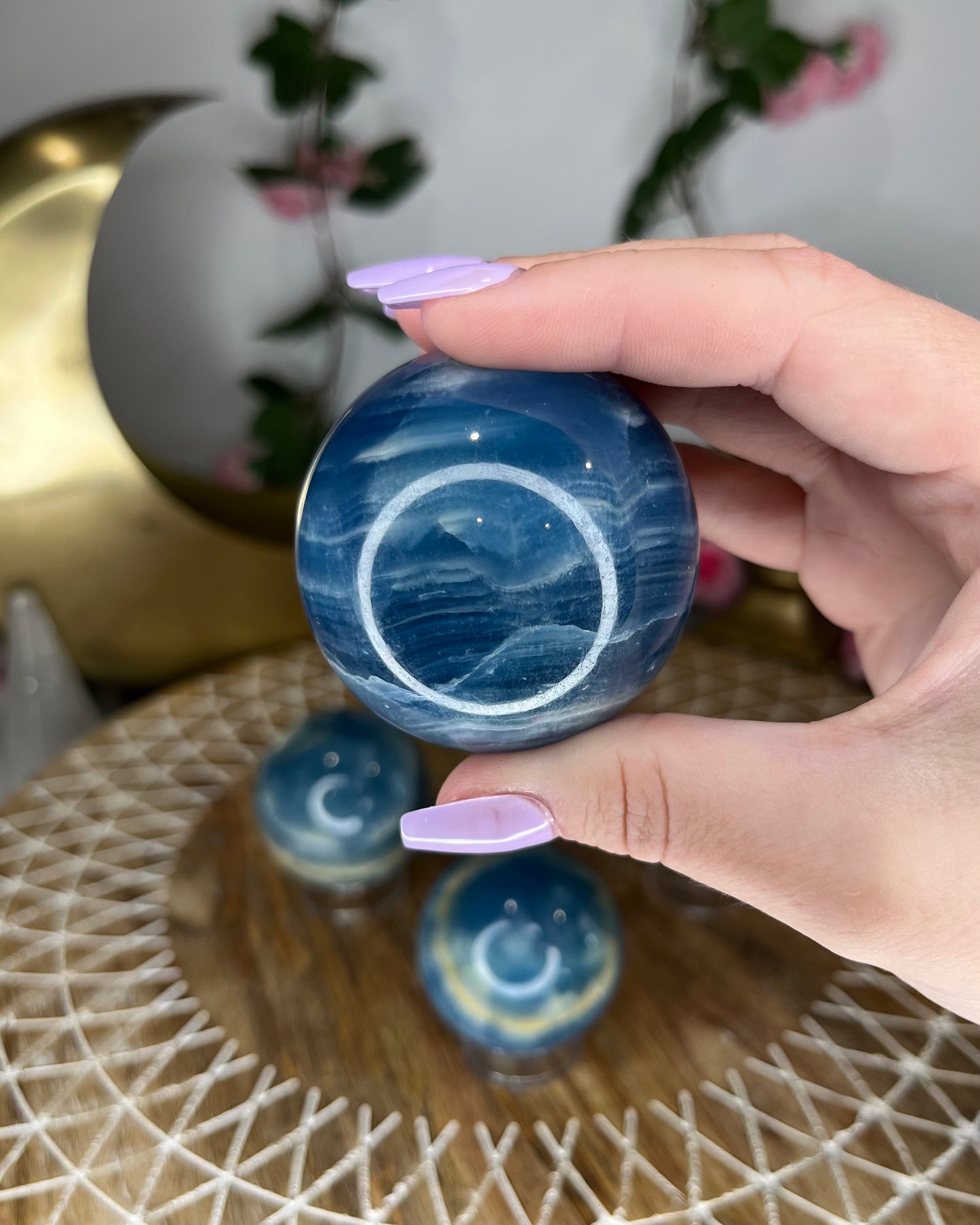 Blue Onyx Spheres