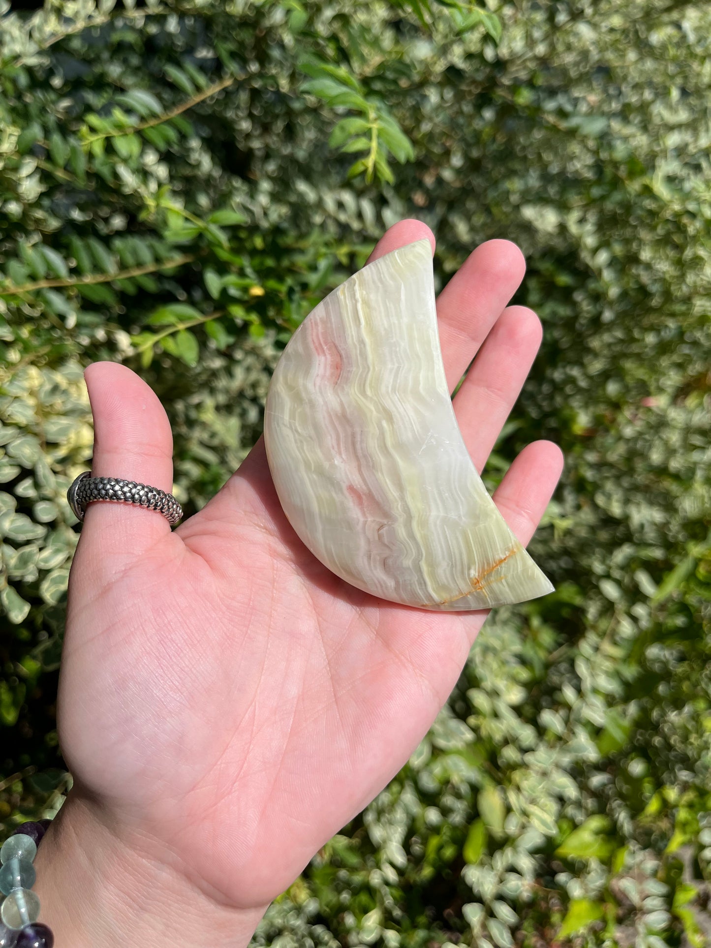 Green Onyx Moons