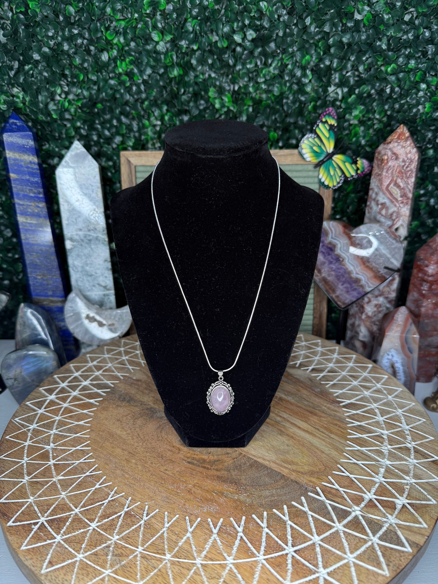 Purple Rose Quartz Necklaces