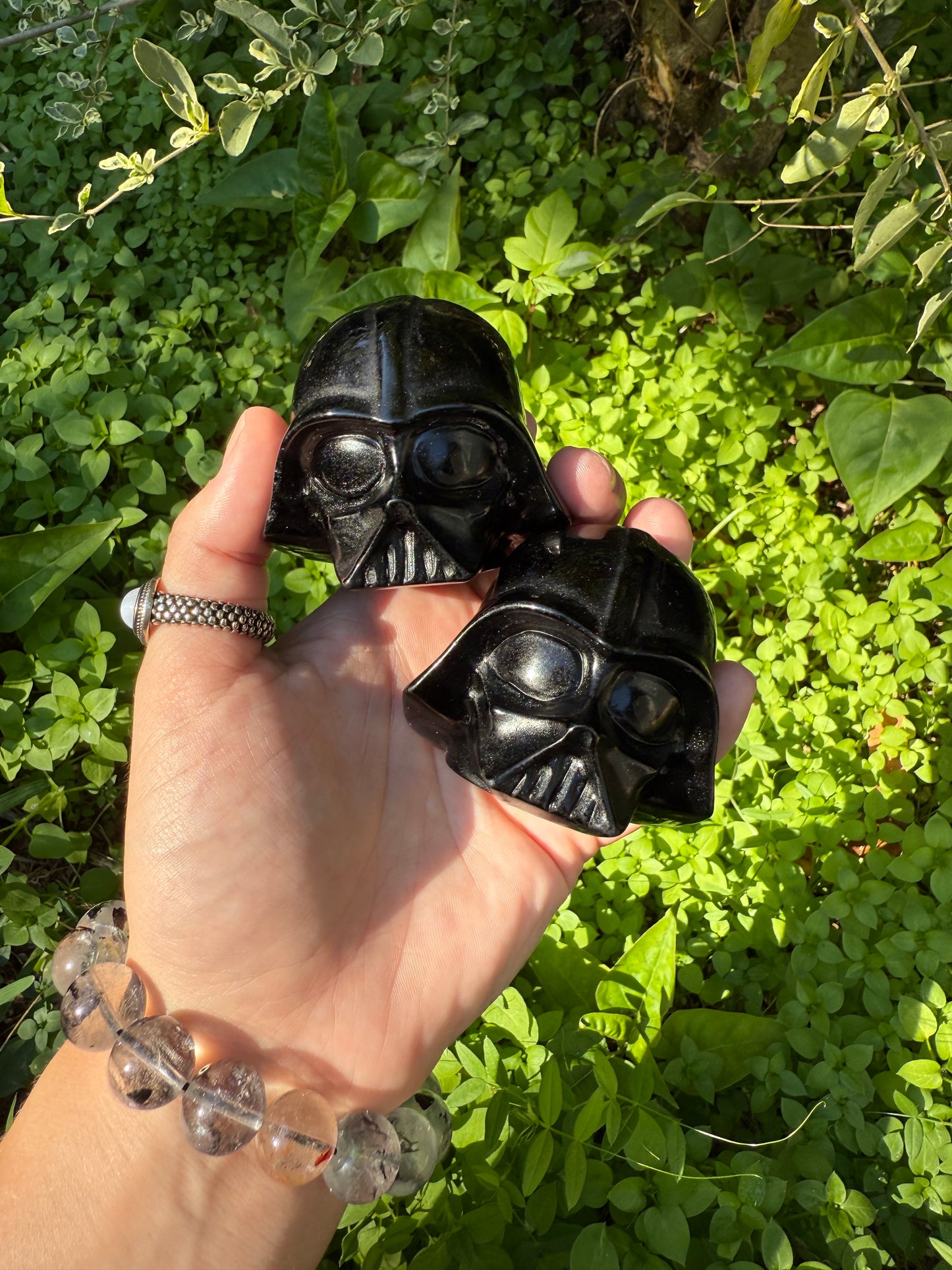 Obsidian Darth Vader Head