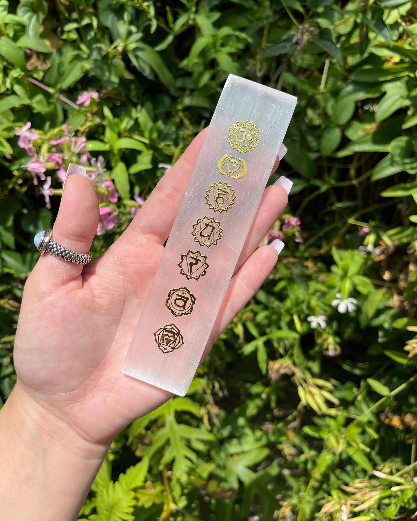 Selenite Chakra Charging Plates