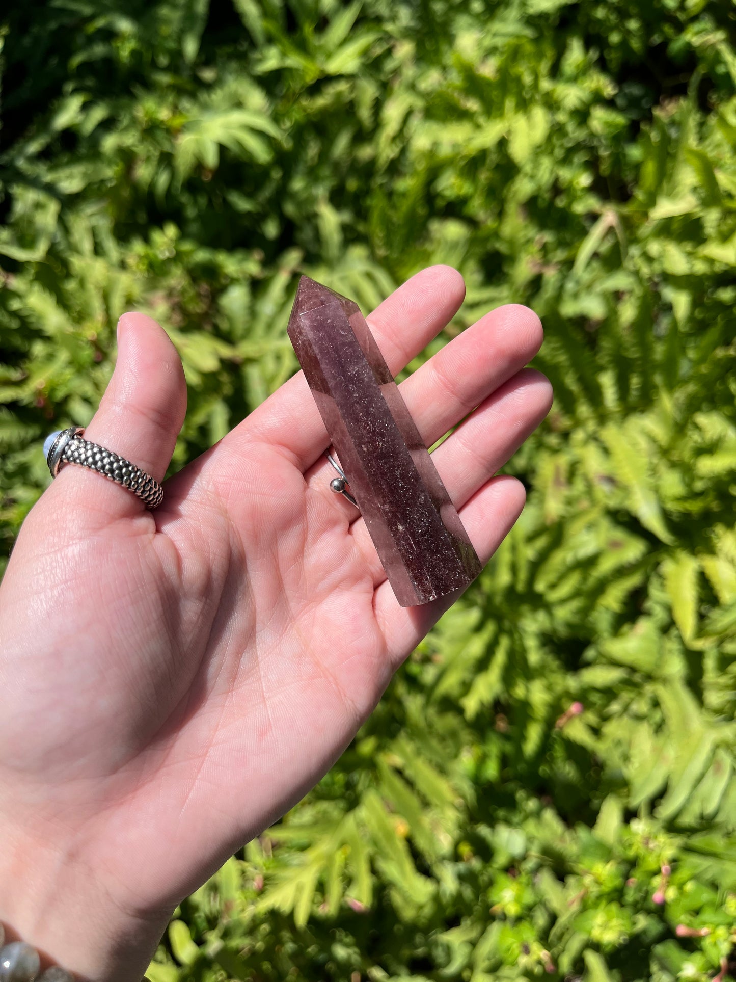 Strawberry Quartz Points