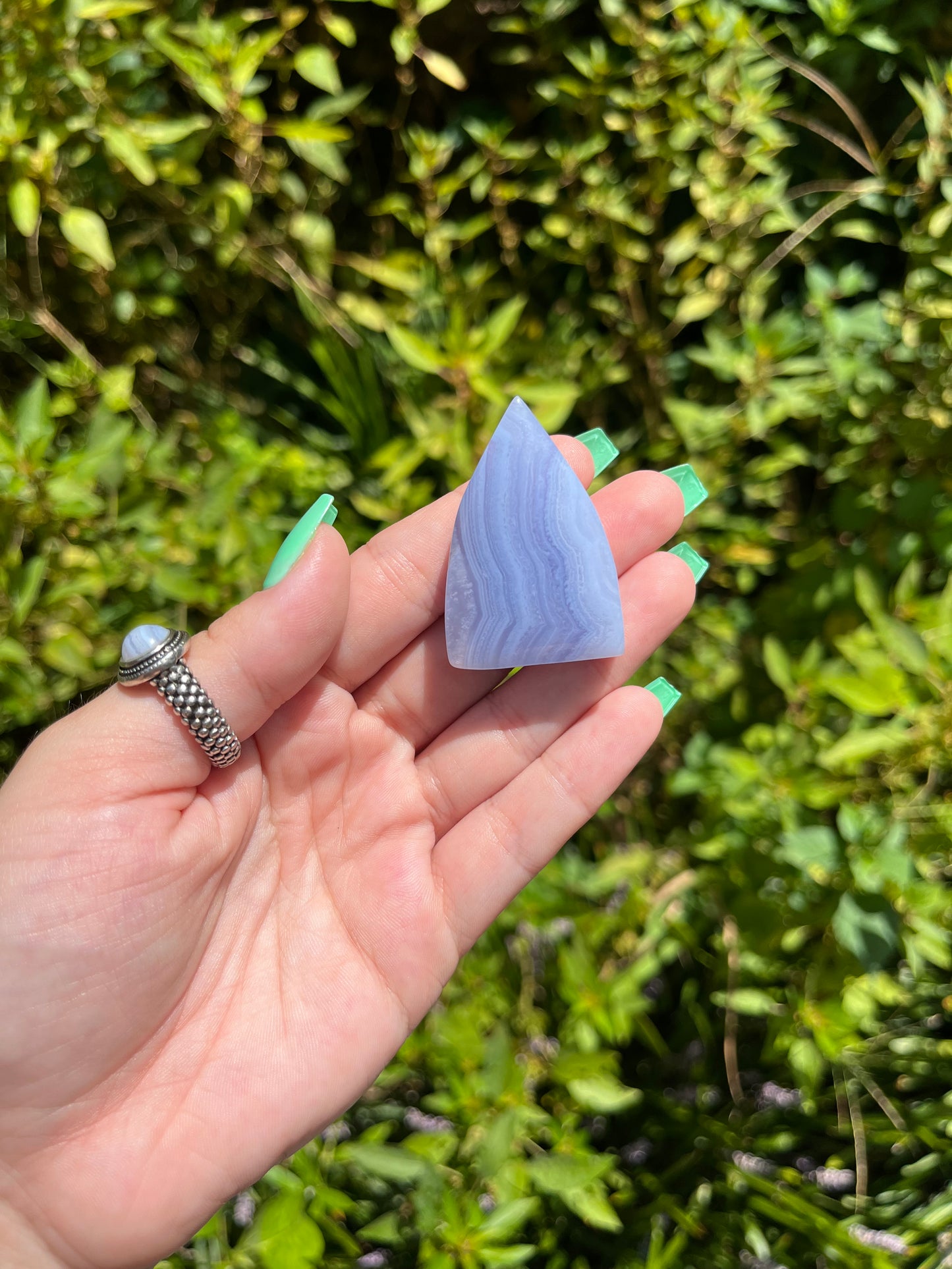 Blue Lace Agate Teardrops