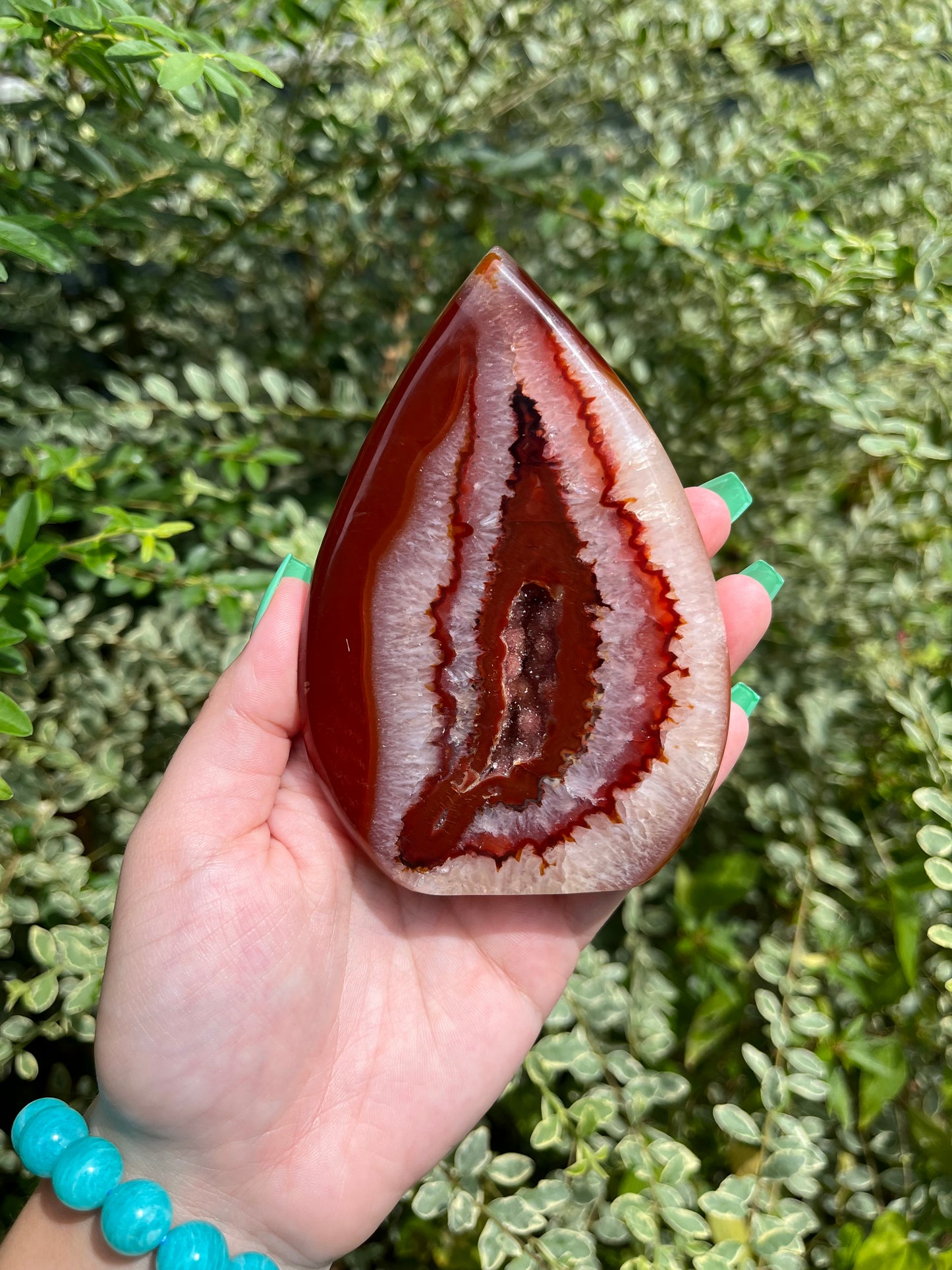 Carnelian Teardrops