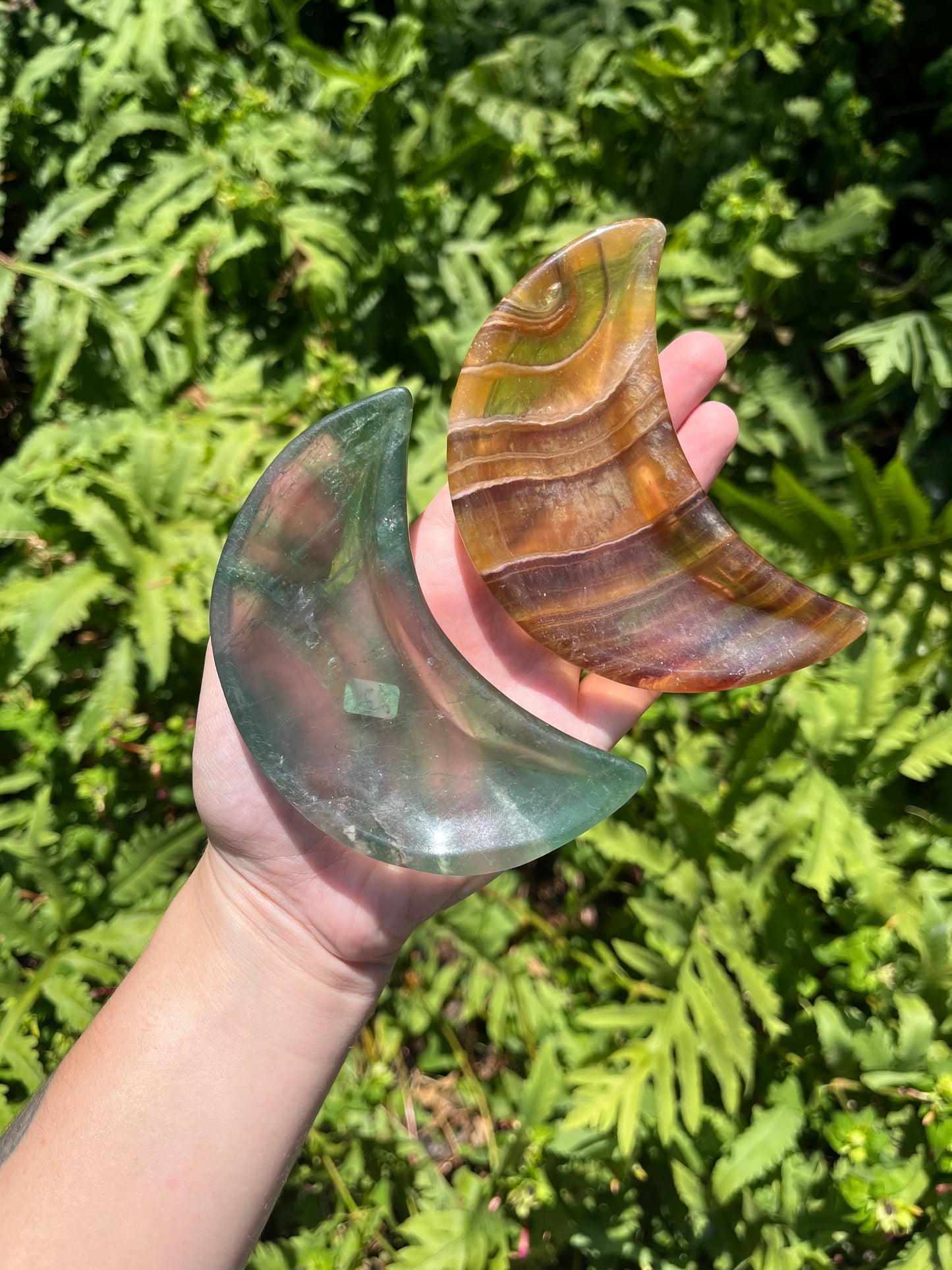 Fluorite Moon Bowls