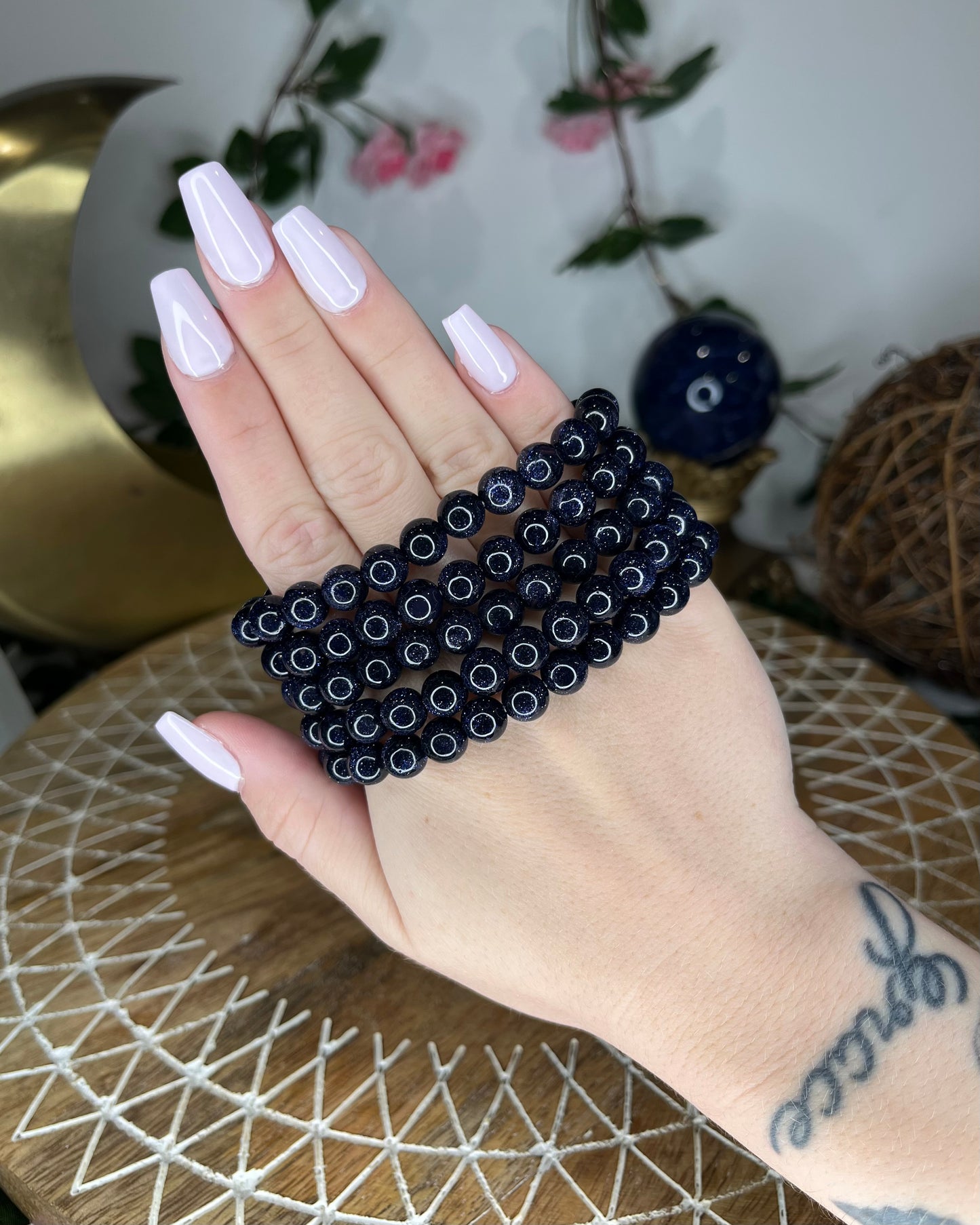 Blue Sandstone Bracelets