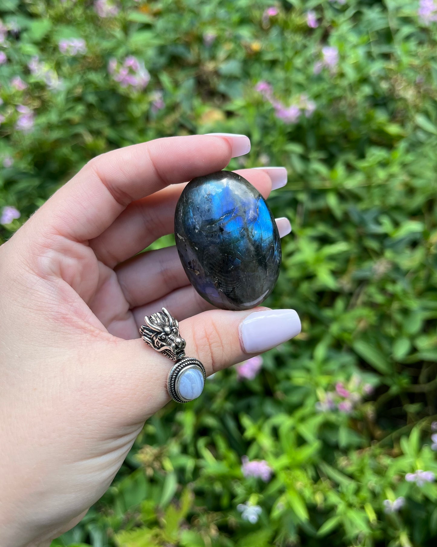 Labradorite Palm Stones