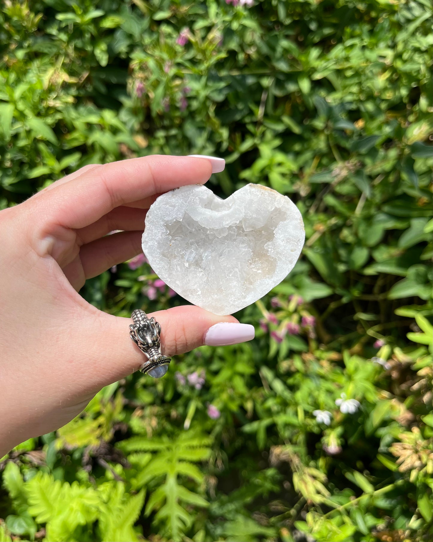 Druzy Agate Geode Hearts