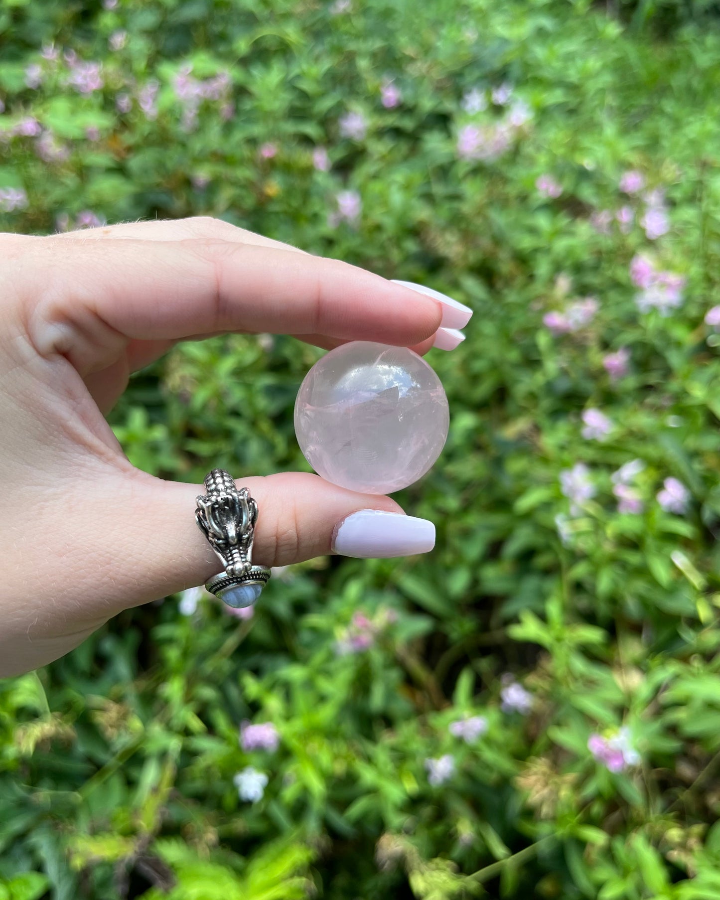 Rose Quartz Spheres