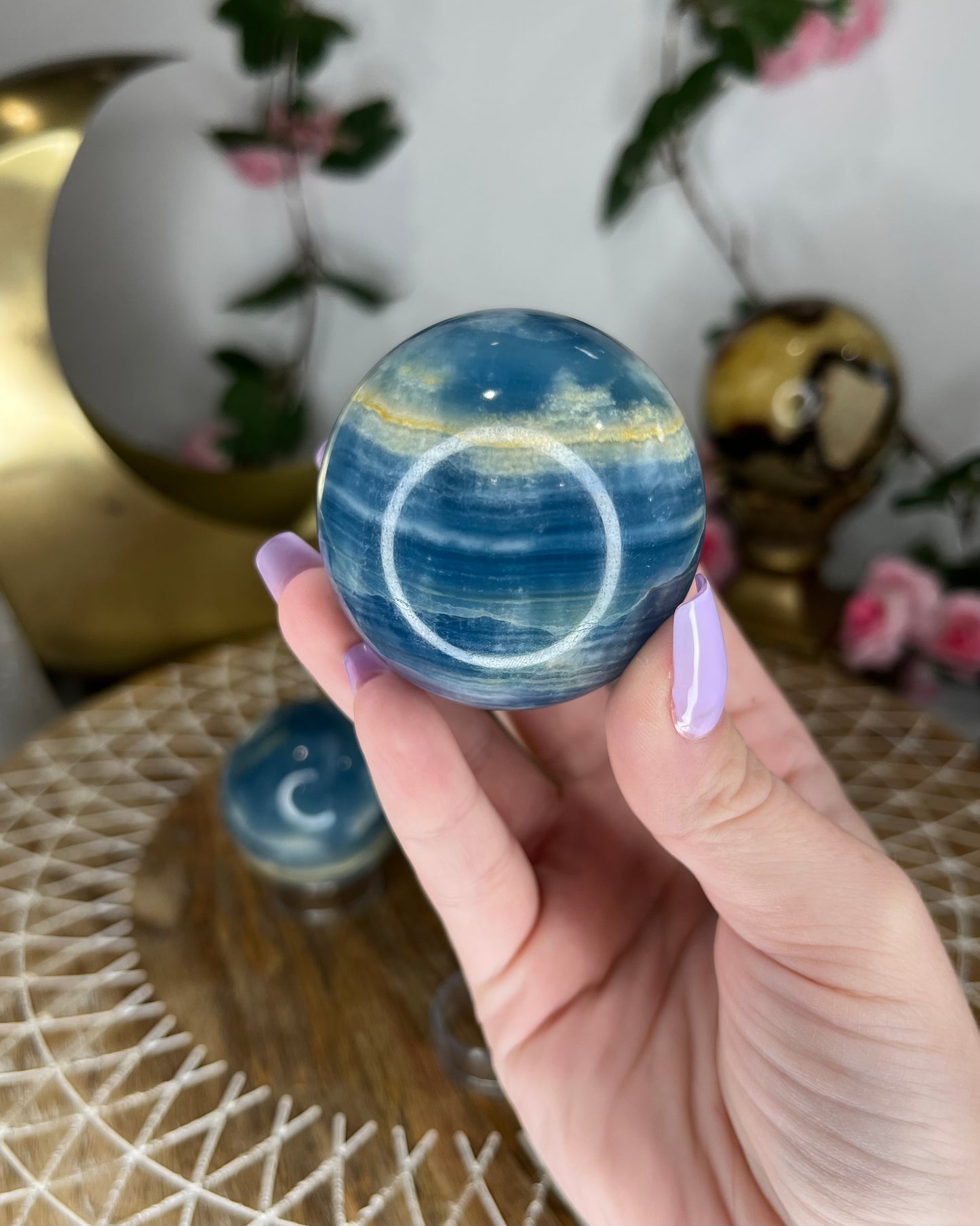 Blue Onyx Spheres