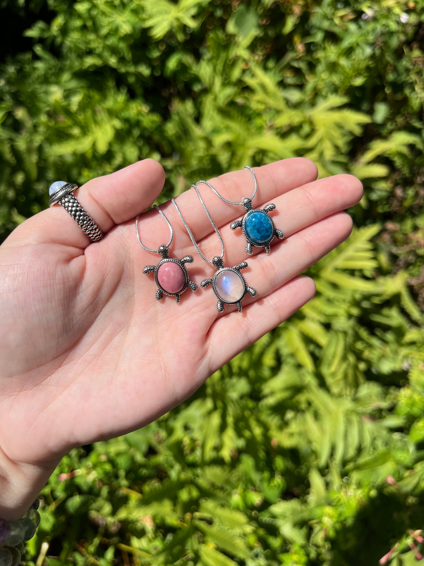 Crystal Turtle Necklaces